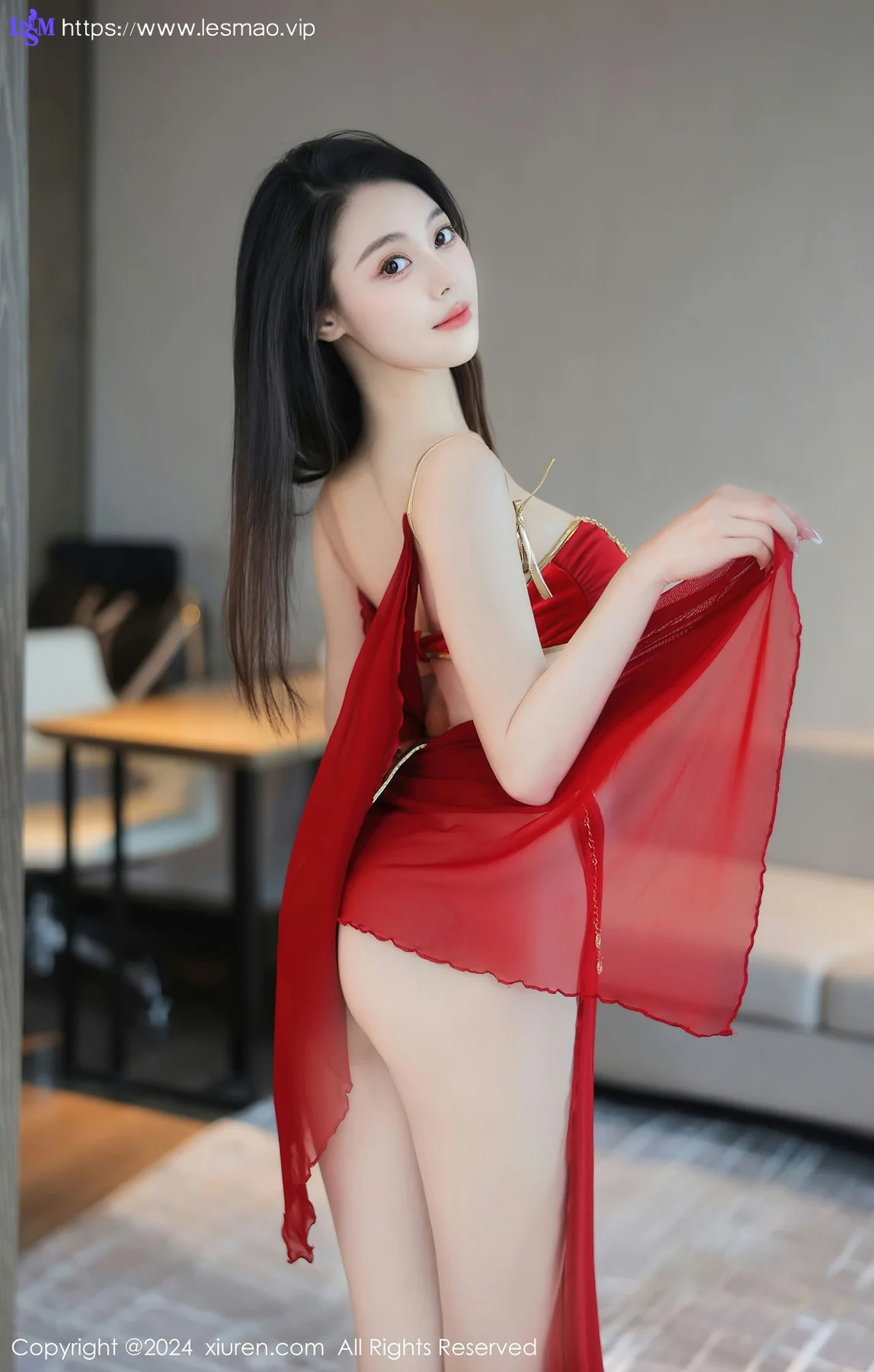 XiuRen 秀人 No.8420 清妙 红色舞裙性感写真11 - 25