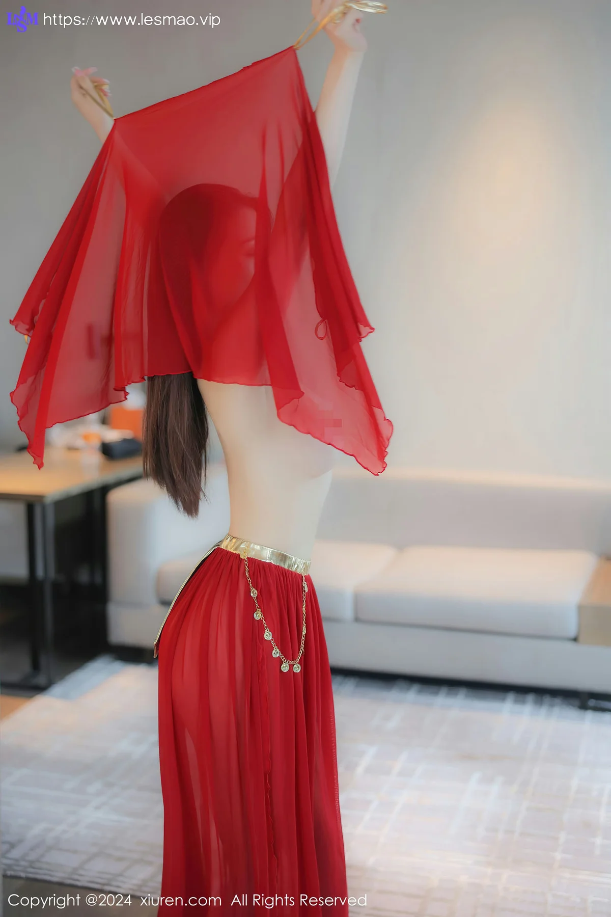 XiuRen 秀人 No.8420 清妙 红色舞裙性感写真11 - 71