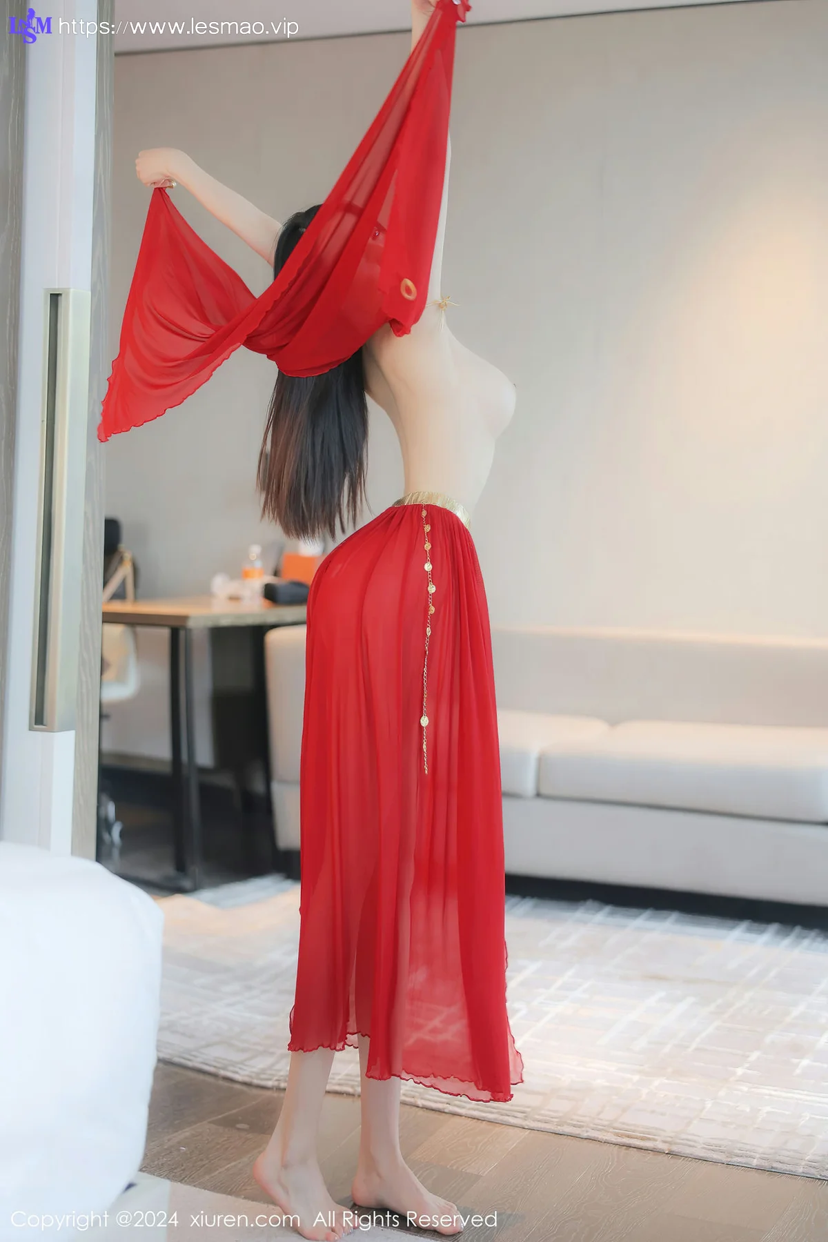 XiuRen 秀人 No.8420 清妙 红色舞裙性感写真11 - 76