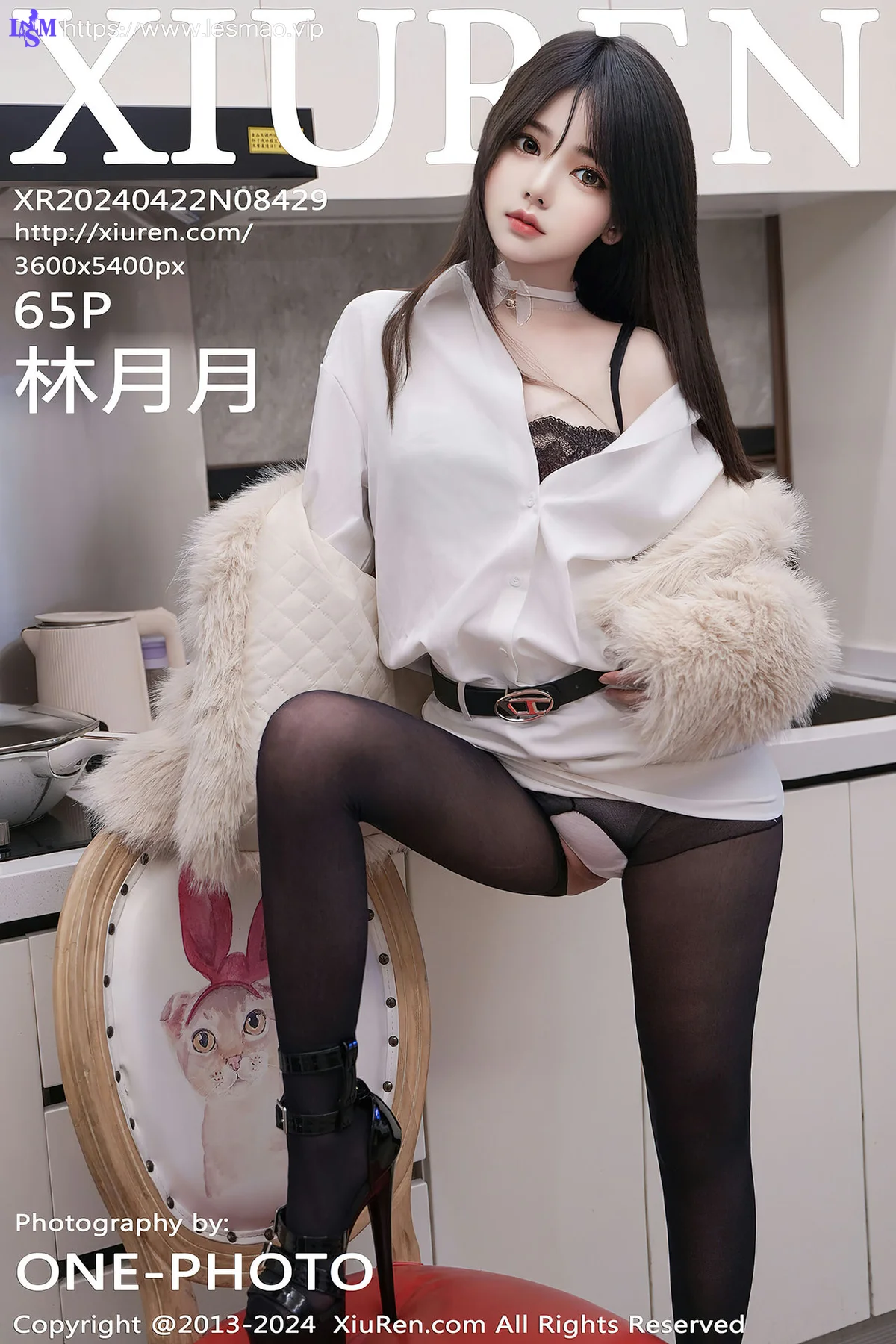 XiuRen 秀人 No.8429 林月月 黑色蕾丝性感写真22 - 66