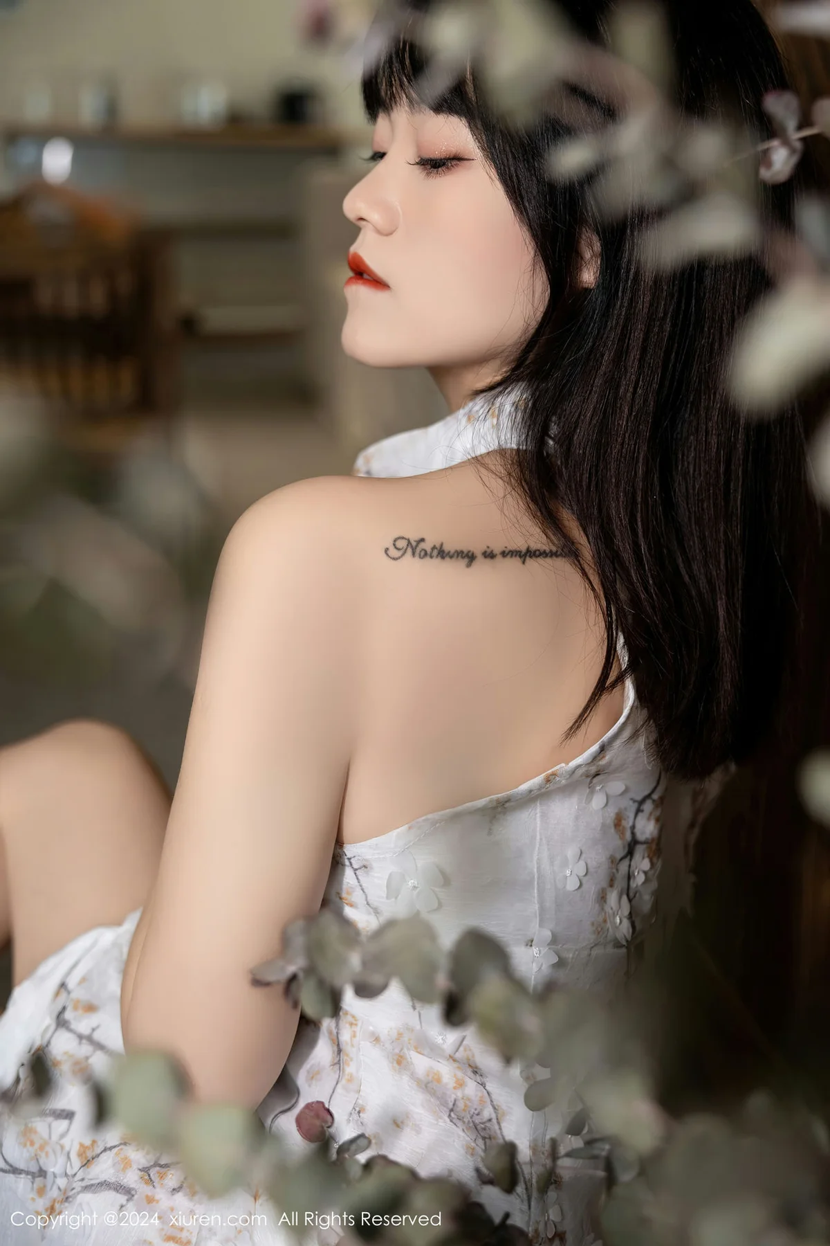 XiuRen 秀人 No.8434 唐安诺 连衣短裙性感写真 - 55