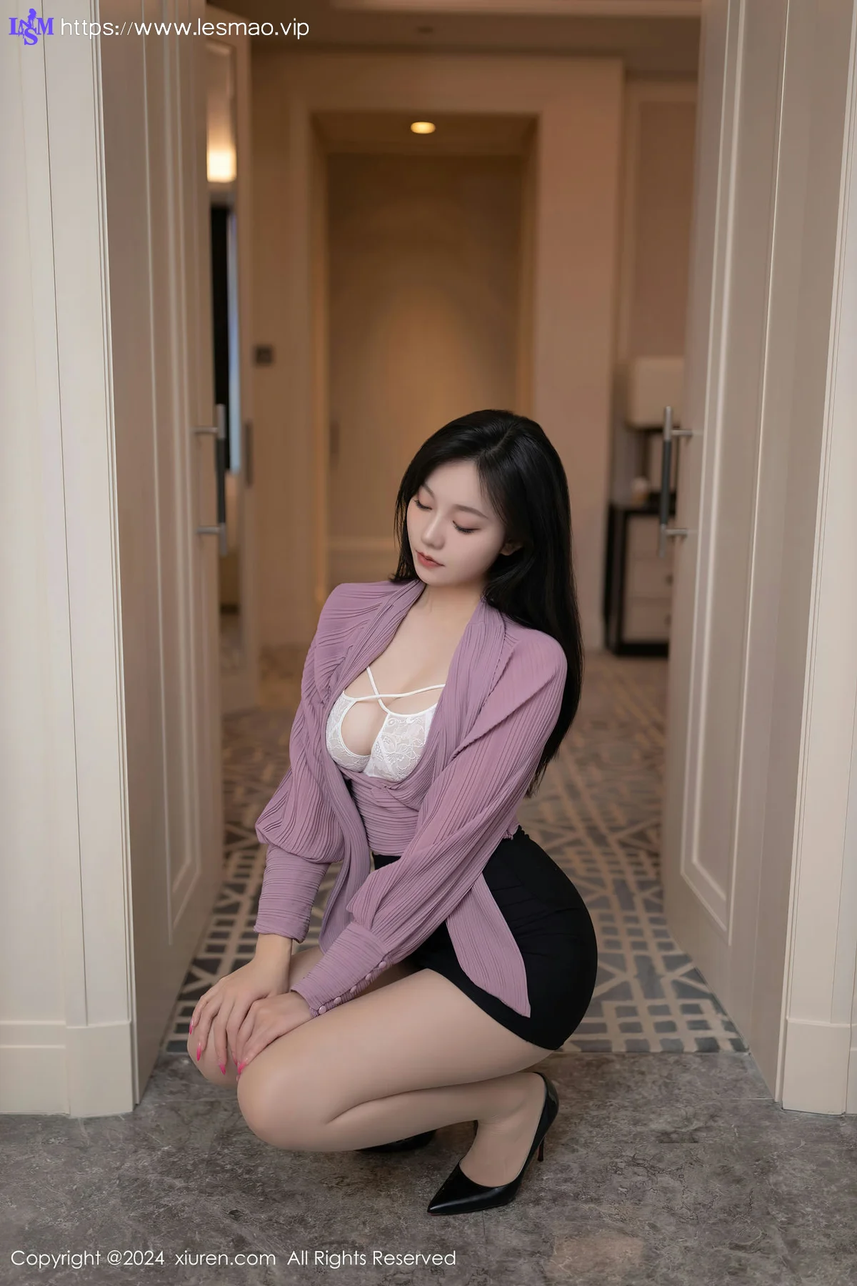 XiuRen 秀人 No.8438 安然anran 原色丝袜性感写真1 - 15