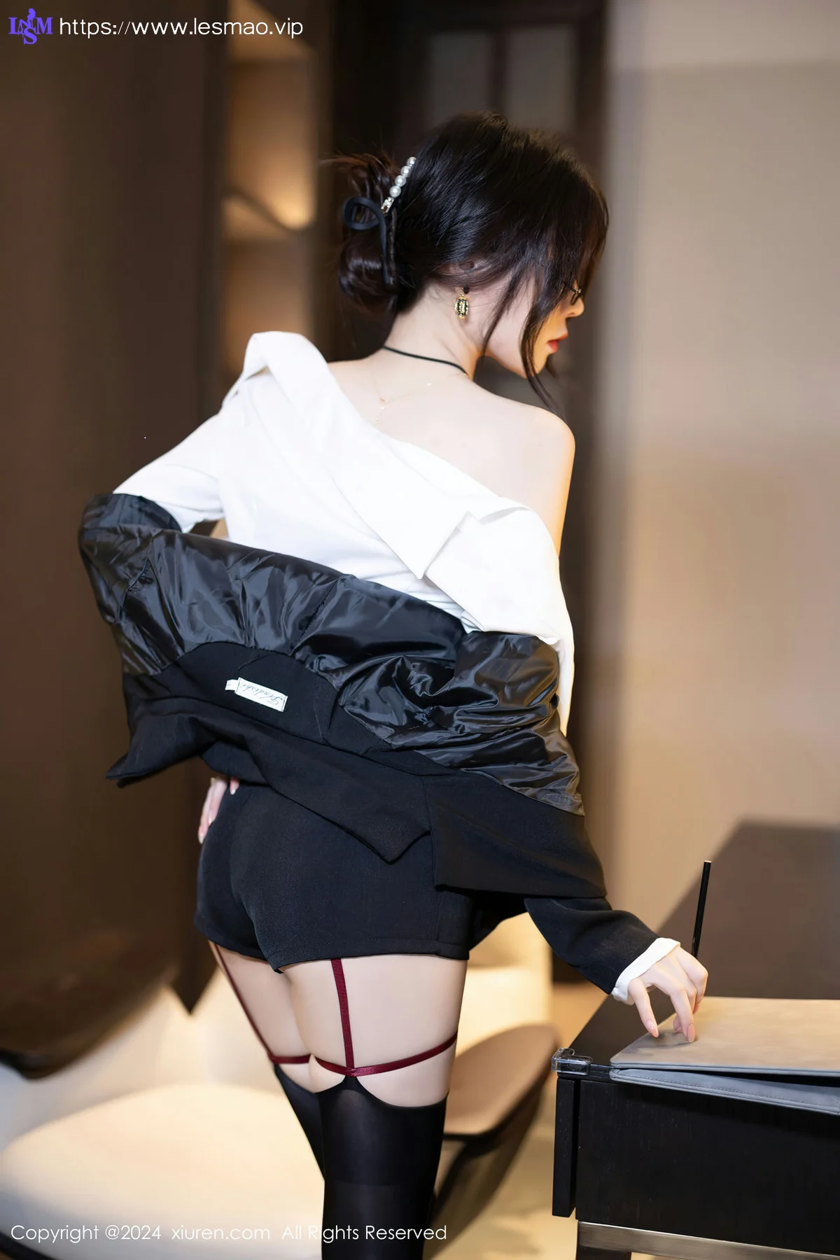 XiuRen 秀人 No.8440 徐莉芝Booty 蕾丝情趣内衣性感写真3 - 25