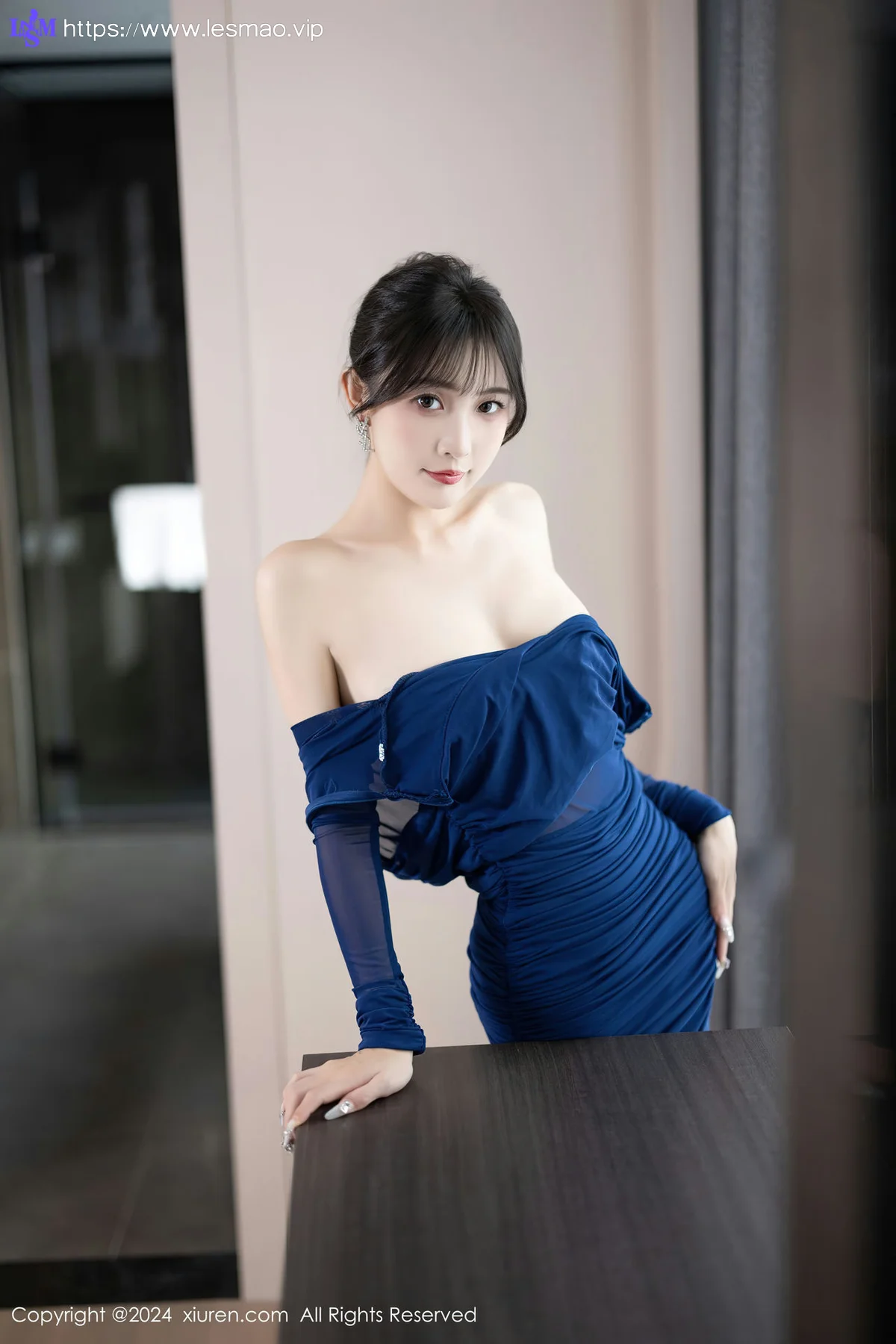 XiuRen 秀人 No.8445 林星阑 连衣短裙性感写真33 - 41