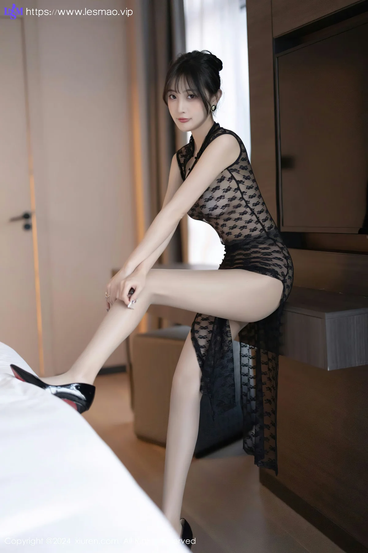 XiuRen 秀人 No.8445 林星阑 连衣短裙性感写真33 - 65
