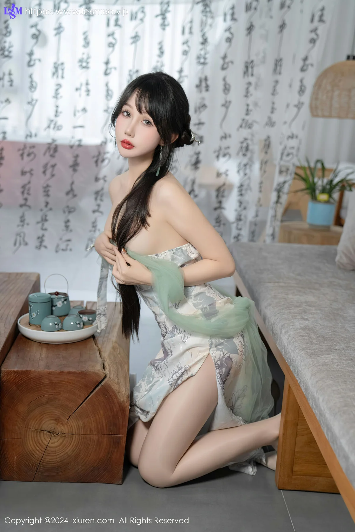 XiuRen 秀人 No.8448 波巧酱 透视旗袍红颜知己长白山旅拍3 - 49