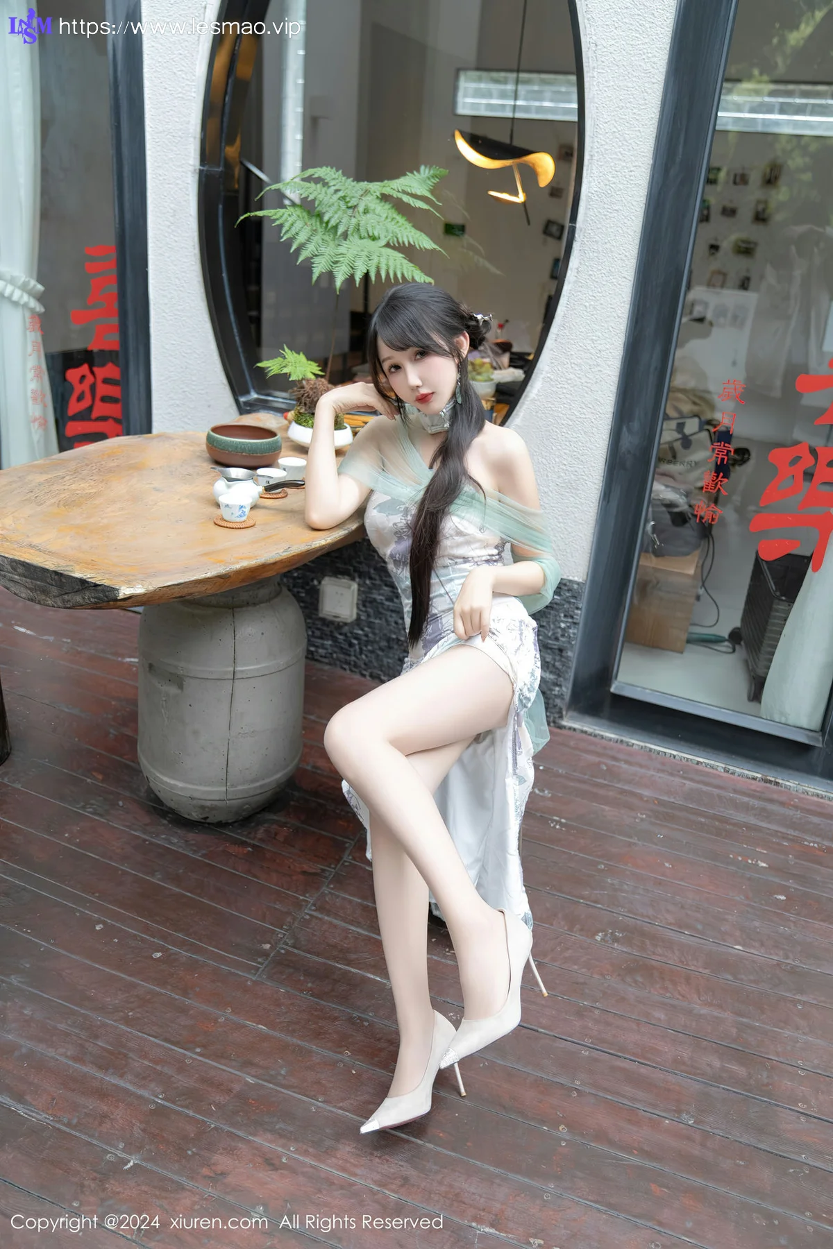 XiuRen 秀人 No.8448 波巧酱 透视旗袍红颜知己长白山旅拍3 - 59