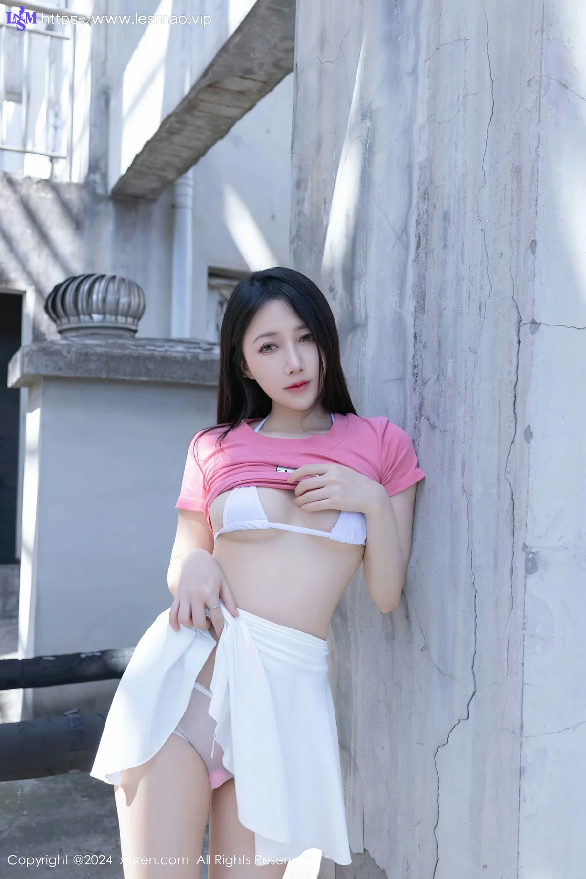 XiuRen 秀人 No.8457 鱼子酱Fish 天台少女性感写真1 - 35