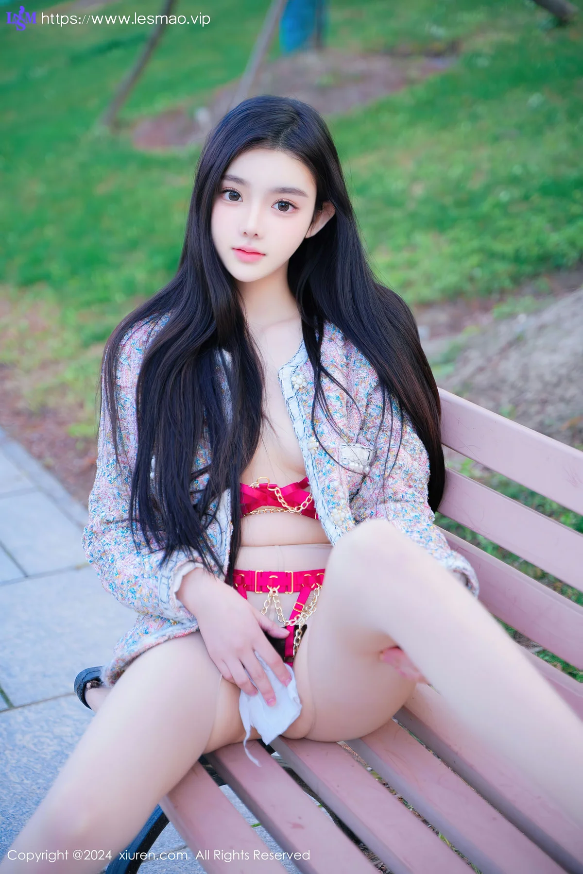 XiuRen 秀人 No.8489 龙雪儿 红色情趣服饰性感写真1 - 39
