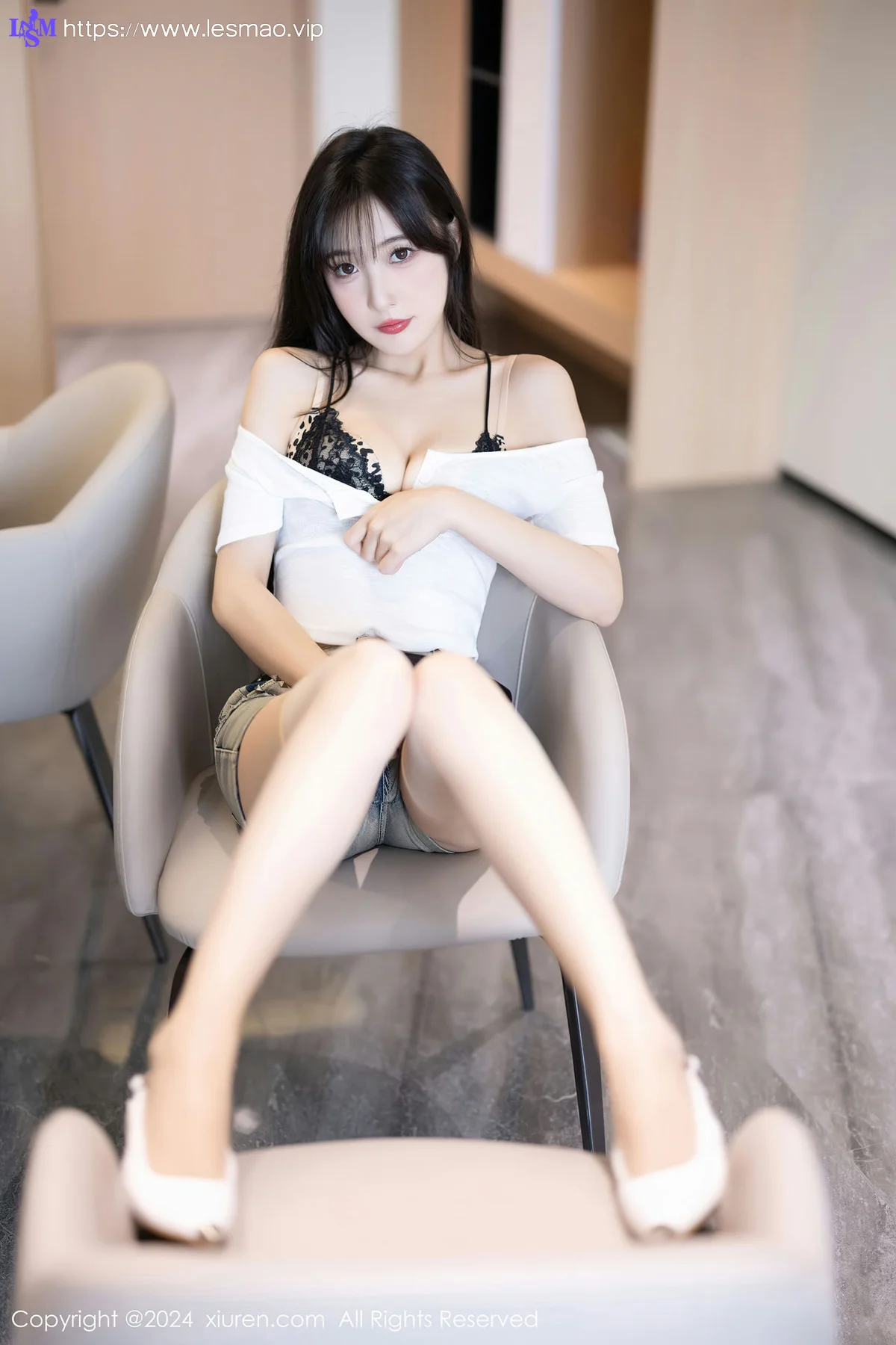 XiuRen 秀人 No.8504 林星阑 黑色蕾丝内衣性感写真2 - 28