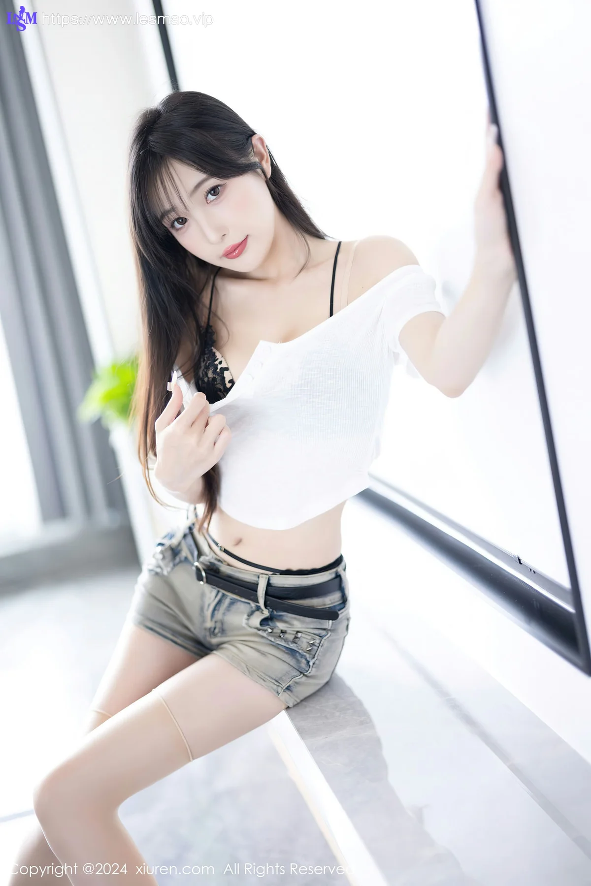 XiuRen 秀人 No.8504 林星阑 黑色蕾丝内衣性感写真2 - 38