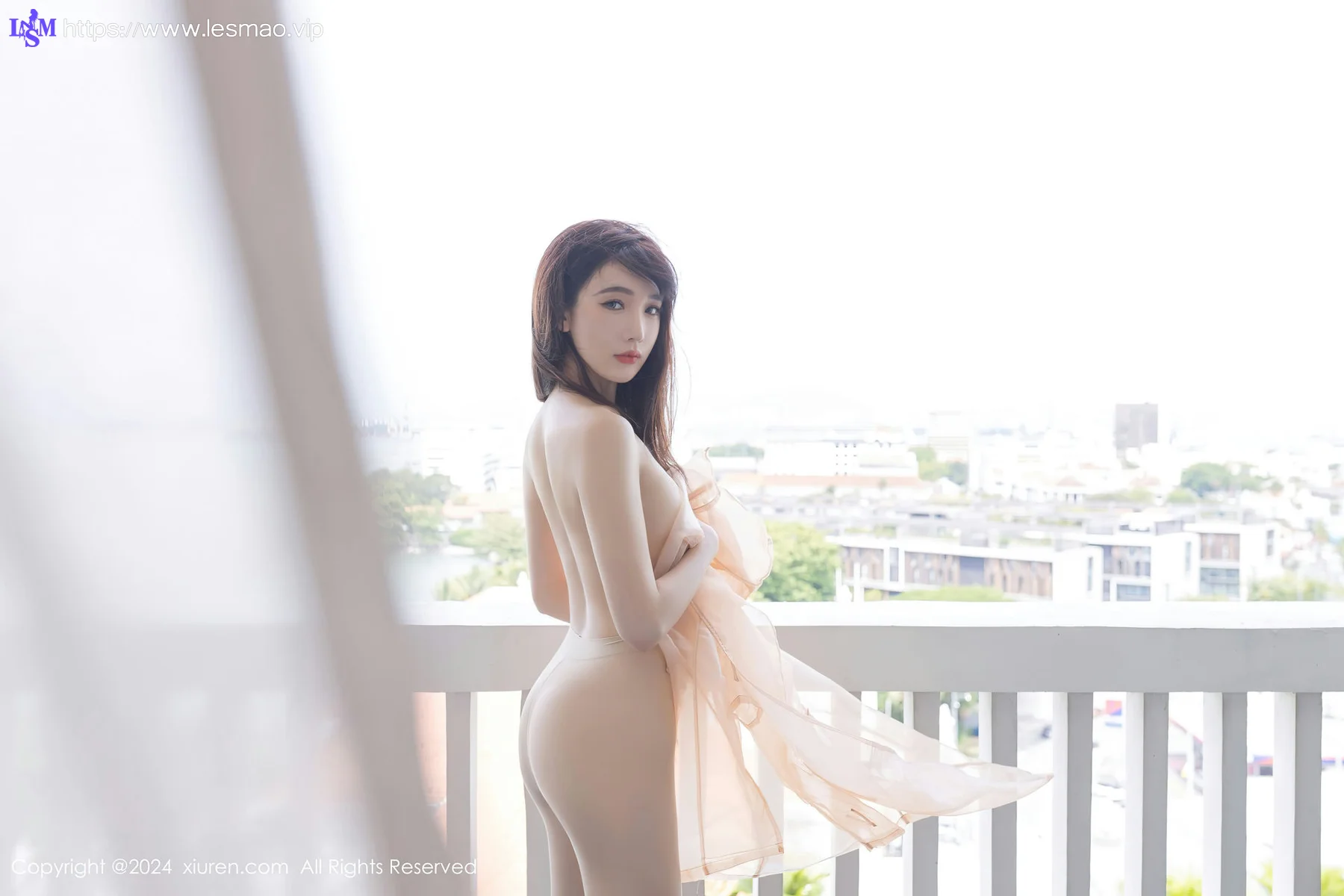 XiuRen 秀人 No.8509 陆萱萱 浅粉色透视西装性感写真11 - 73