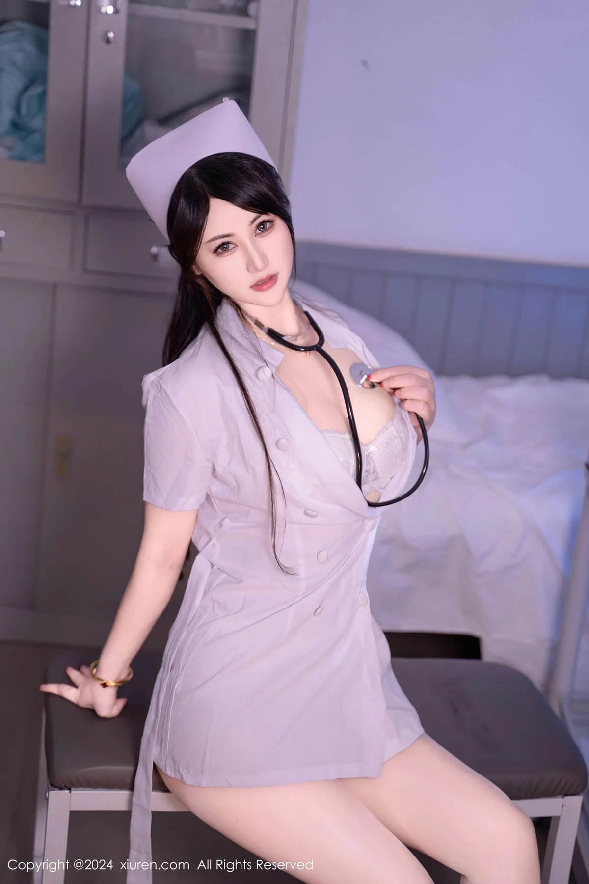 XiuRen 秀人 No.8514 诗诗kiki 写真日系保健室护士性感写真11 - 29