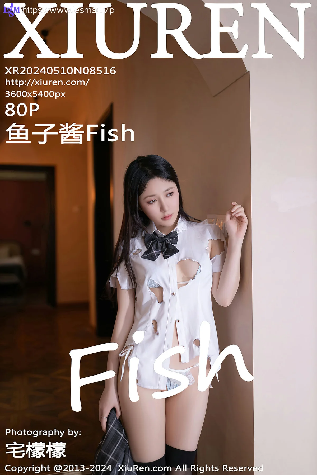 XiuRen 秀人 No.8516 鱼子酱Fish 破碎衬衫性感写真11 - 81