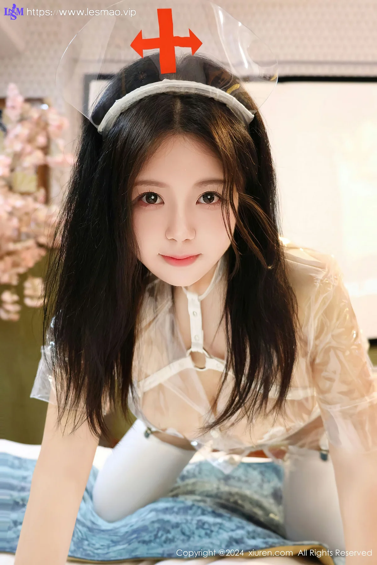 XiuRen 秀人 No.8517 小薯条nienie 乳贴透视性感写真11 - 13