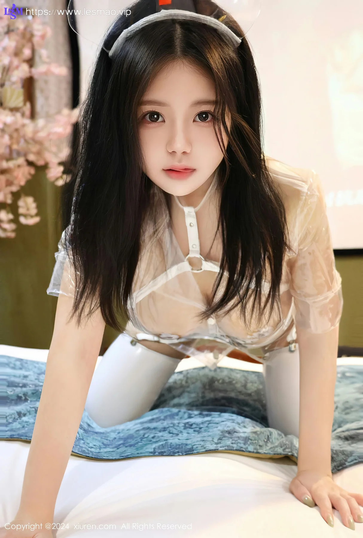 XiuRen 秀人 No.8517 小薯条nienie 乳贴透视性感写真11 - 14