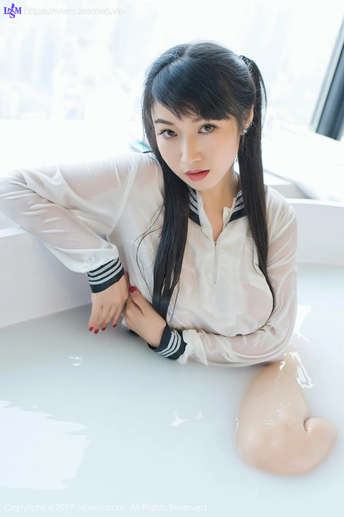 XiuRen 秀人 No.853 湿身巨乳盼盼龙女sunny - 12