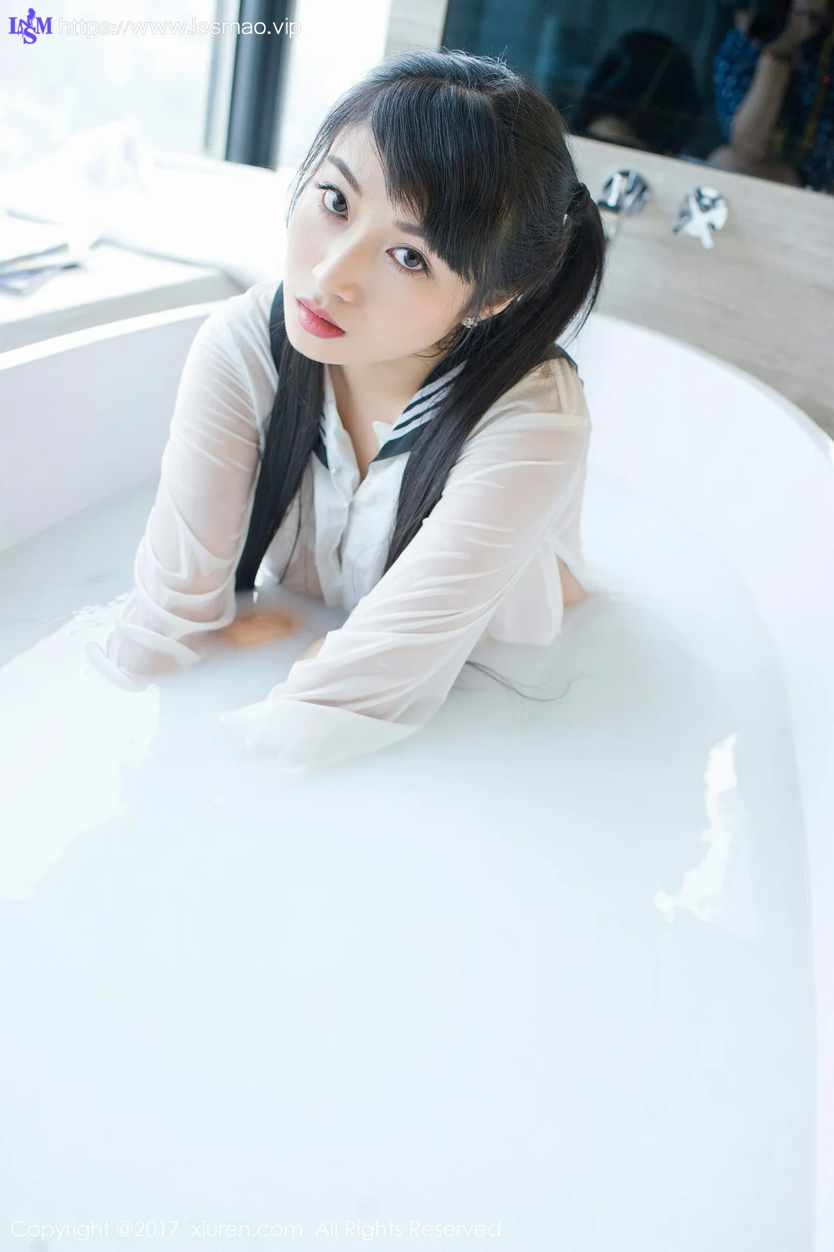 XiuRen 秀人 No.853 湿身巨乳盼盼龙女sunny - 16