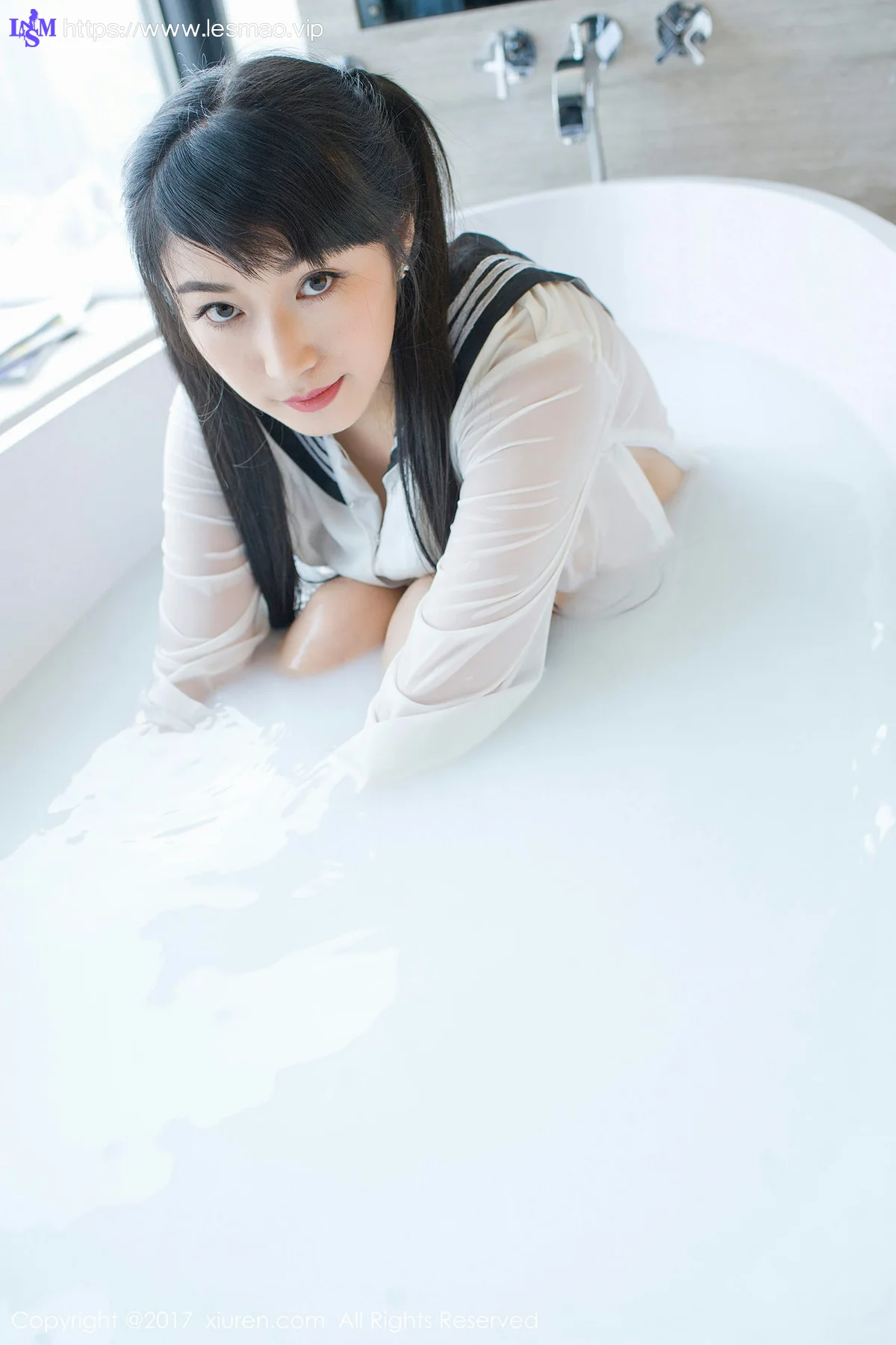 XiuRen 秀人 No.853 湿身巨乳盼盼龙女sunny - 17