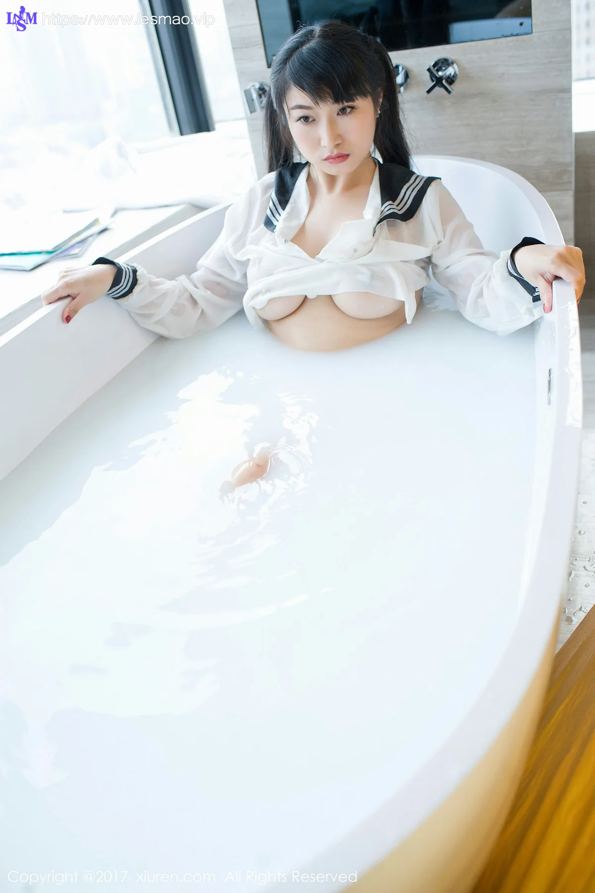 XiuRen 秀人 No.853 湿身巨乳盼盼龙女sunny - 26