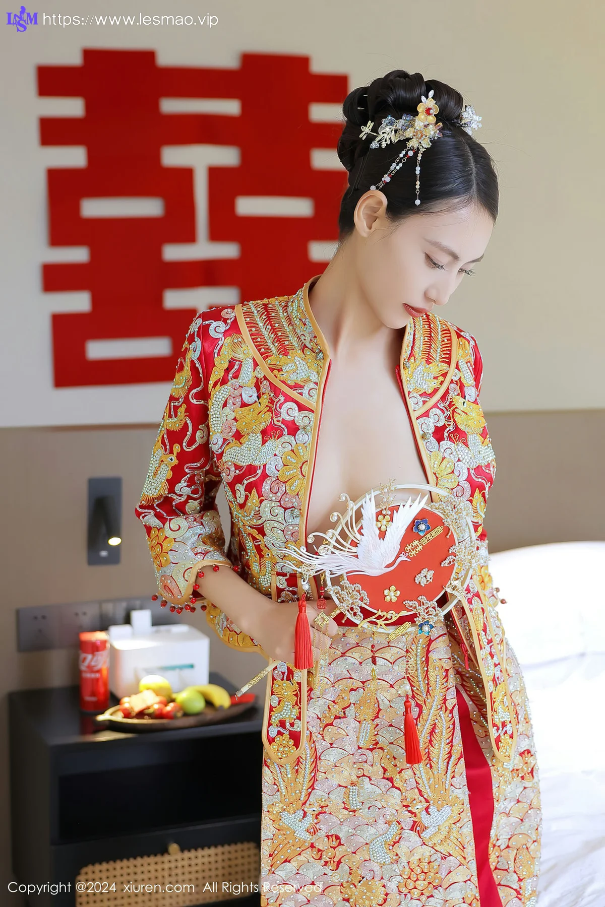 XiuRen 秀人 No.8534 lingyu69 新娘主题拍摄性感写真1 - 12