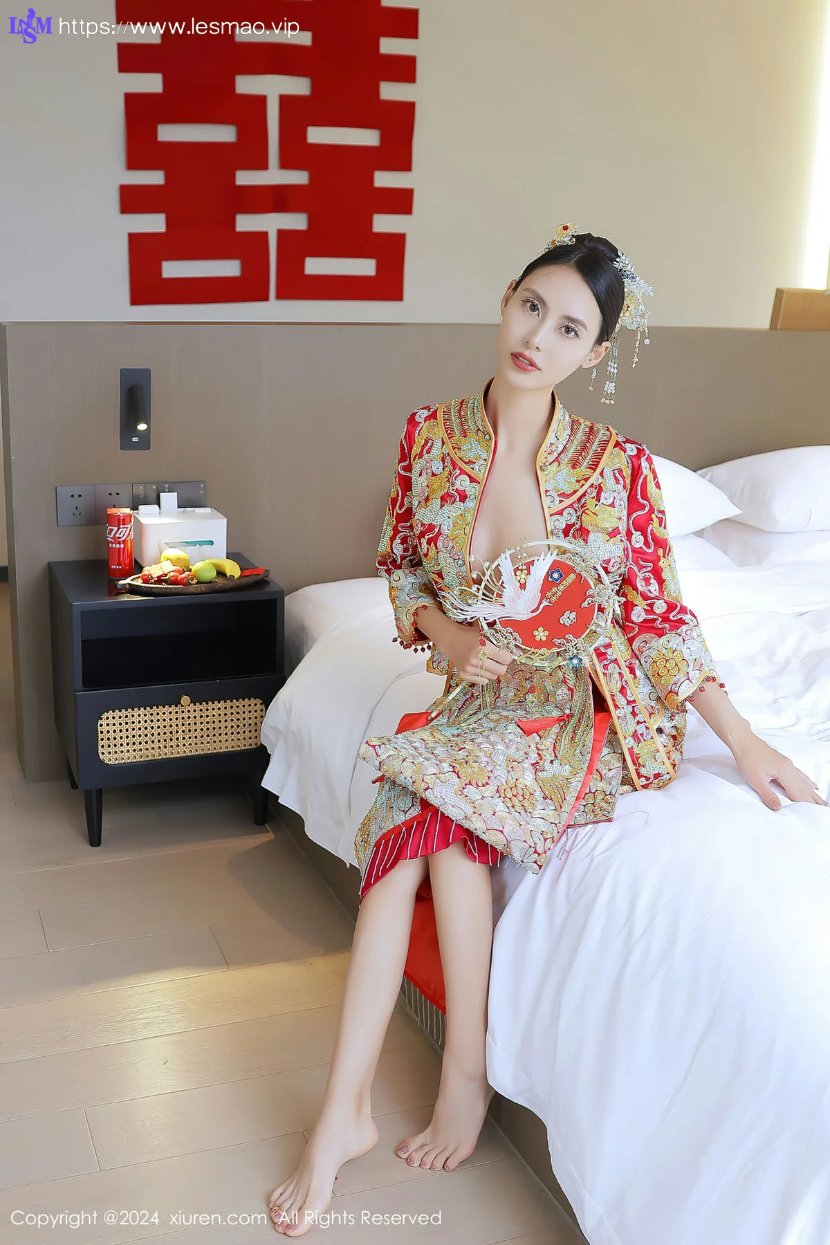 XiuRen 秀人 No.8534 lingyu69 新娘主题拍摄性感写真1 - 14
