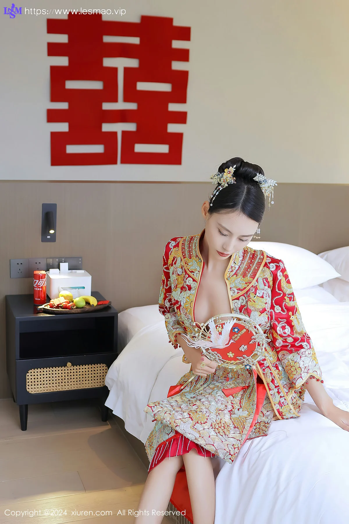 XiuRen 秀人 No.8534 lingyu69 新娘主题拍摄性感写真1 - 15
