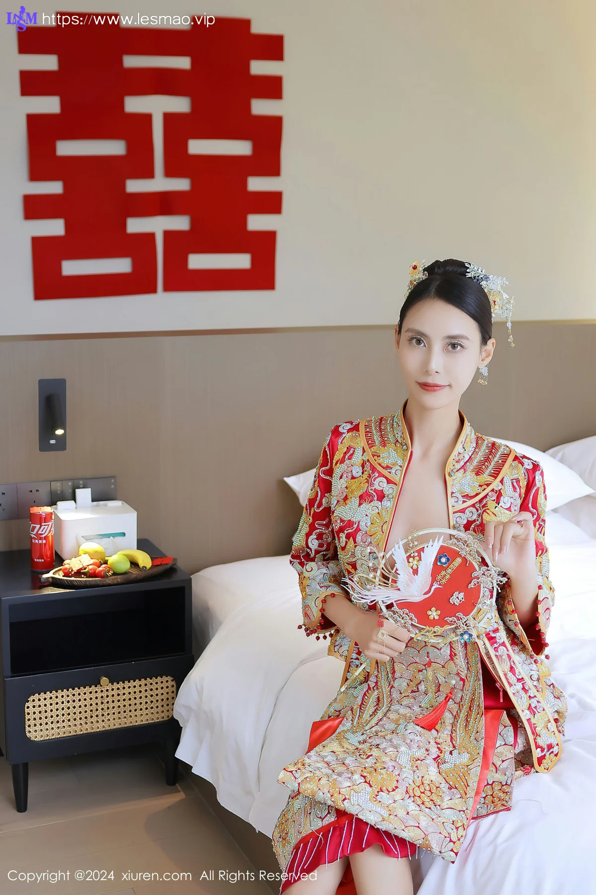 XiuRen 秀人 No.8534 lingyu69 新娘主题拍摄性感写真1 - 16