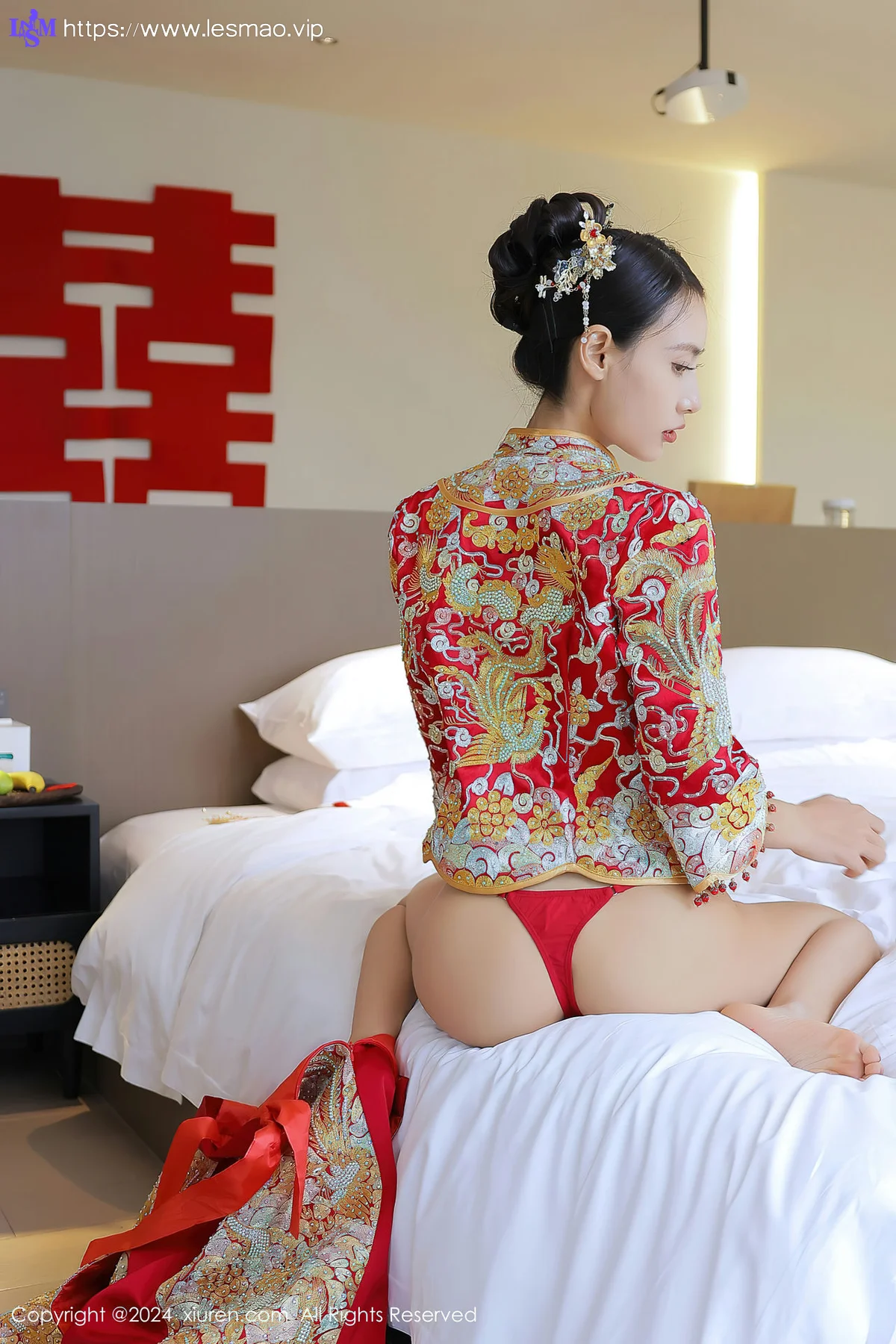 XiuRen 秀人 No.8534 lingyu69 新娘主题拍摄性感写真1 - 30