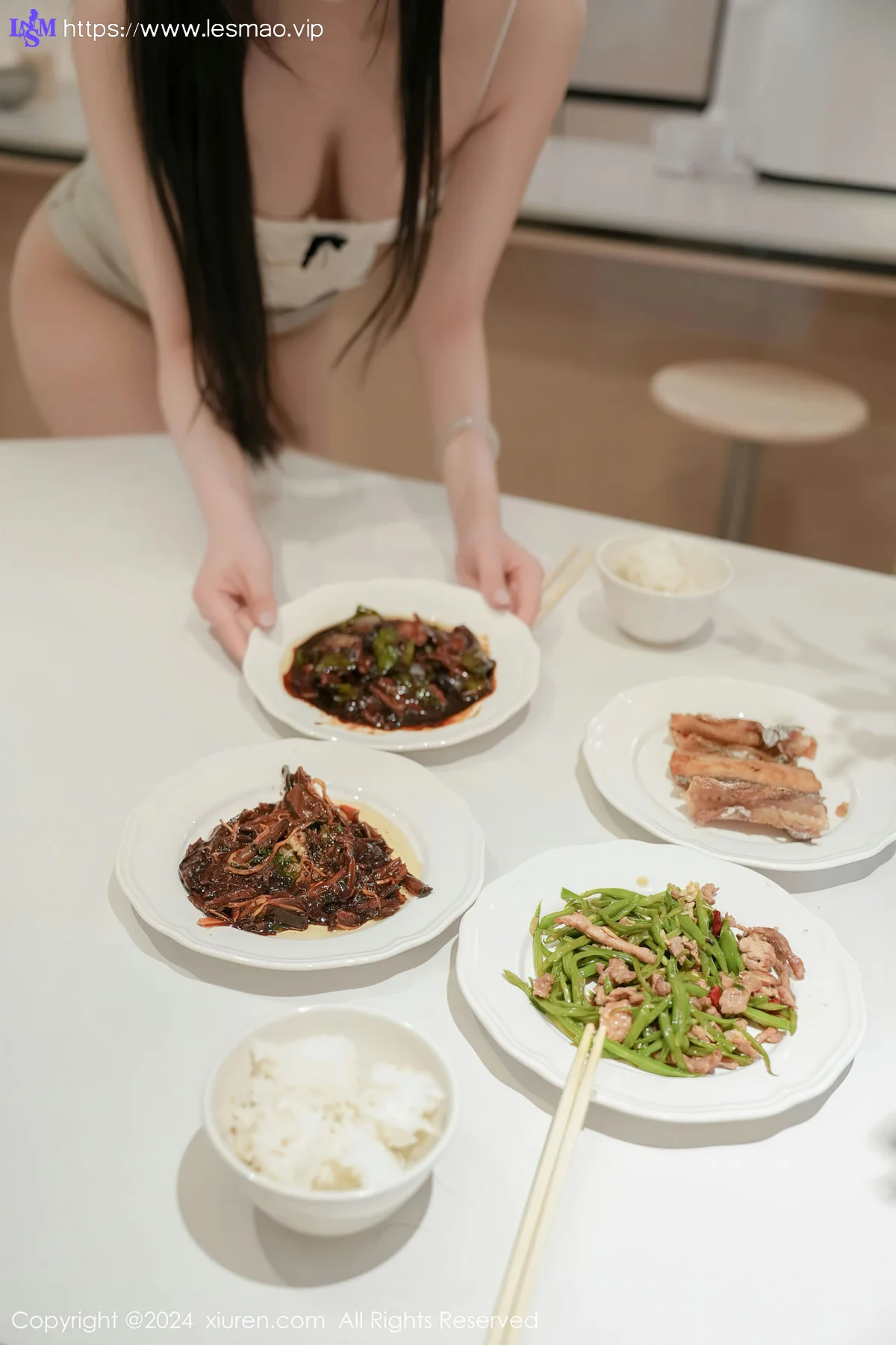 XiuRen 秀人 No.8557 晚苏susu 浅色oL性感写真111 - 77