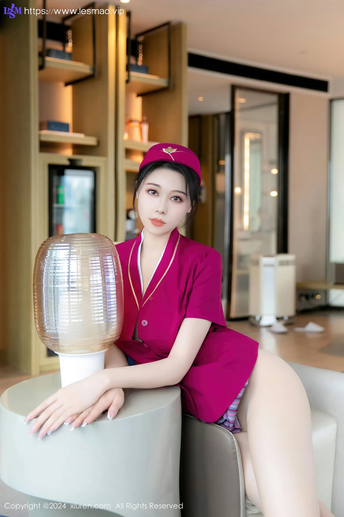 XiuRen 秀人 No.8563 清妙 空姐制服性感写真11 - 14