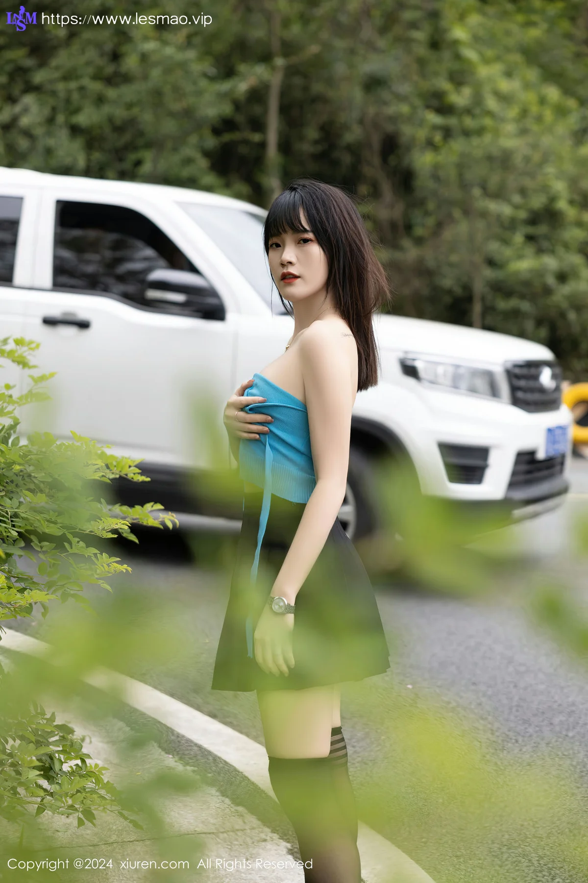 XiuRen 秀人 No.8586 唐安诺 魅惑黑丝性感写真 - 29