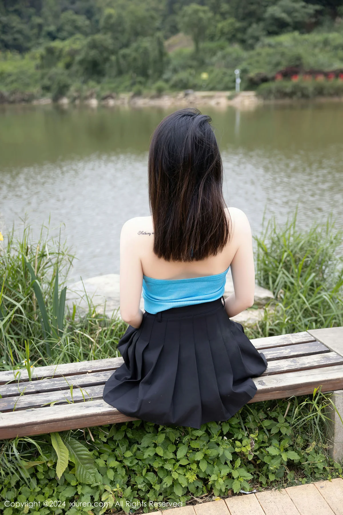 XiuRen 秀人 No.8586 唐安诺 魅惑黑丝性感写真 - 48