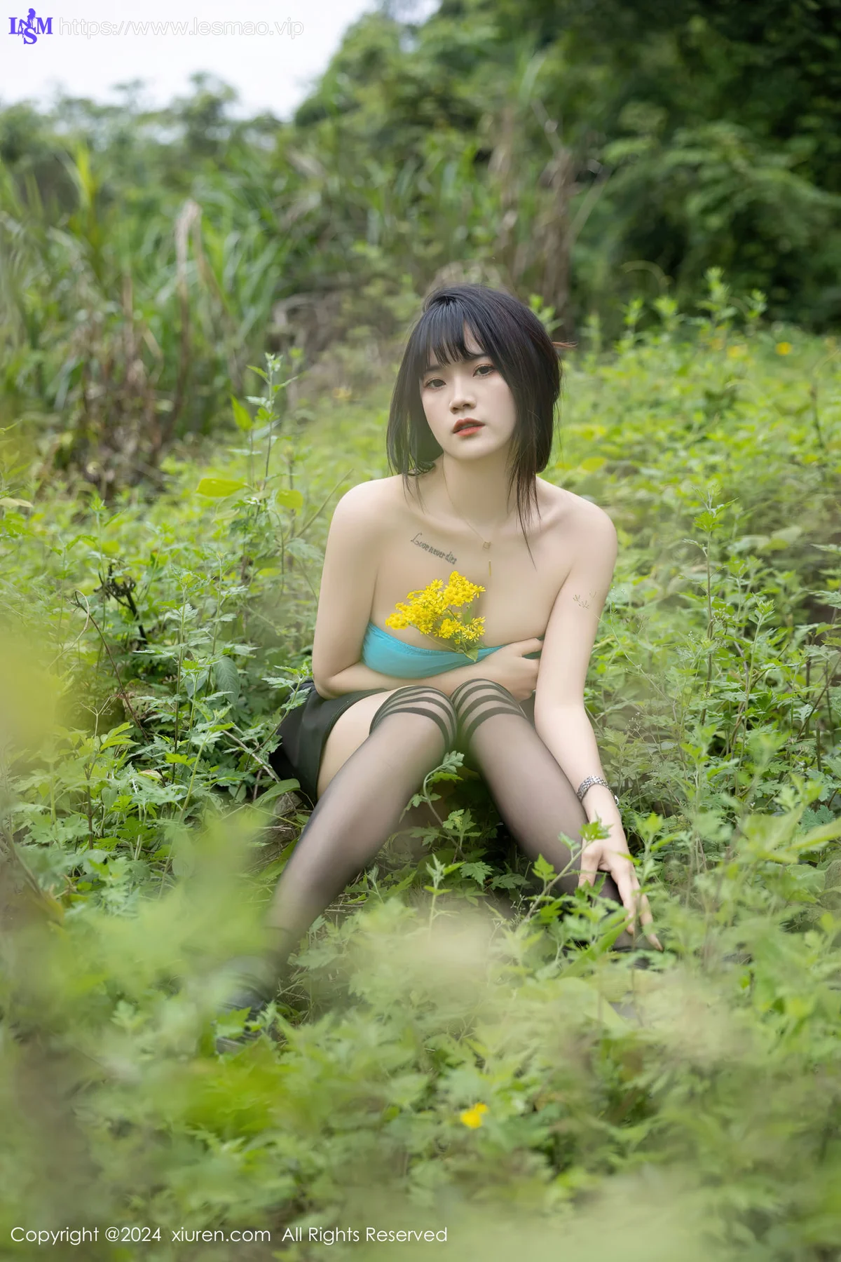 XiuRen 秀人 No.8586 唐安诺 魅惑黑丝性感写真 - 56
