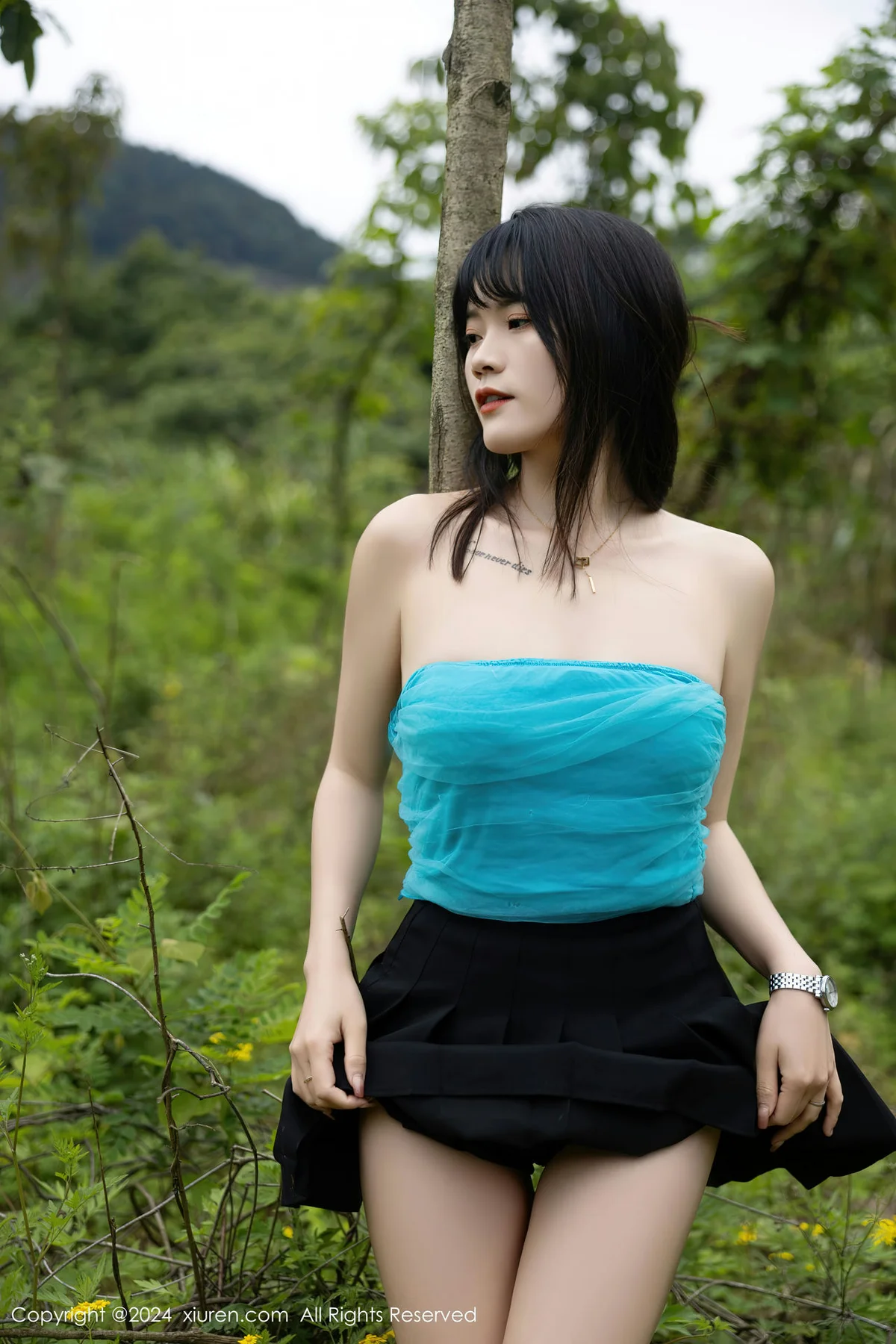 XiuRen 秀人 No.8586 唐安诺 魅惑黑丝性感写真 - 62