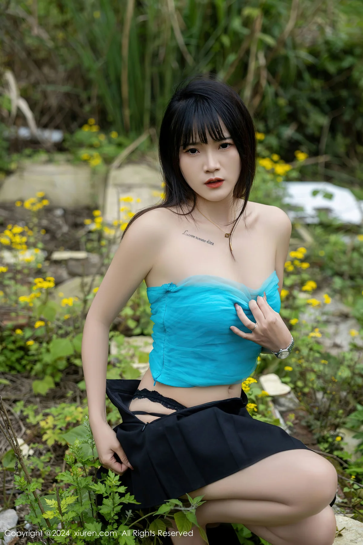 XiuRen 秀人 No.8586 唐安诺 魅惑黑丝性感写真 - 66