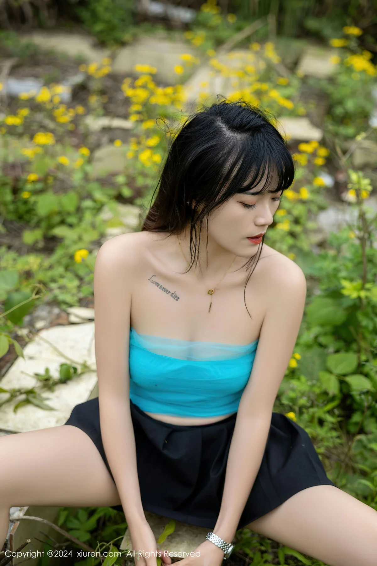 XiuRen 秀人 No.8586 唐安诺 魅惑黑丝性感写真 - 69