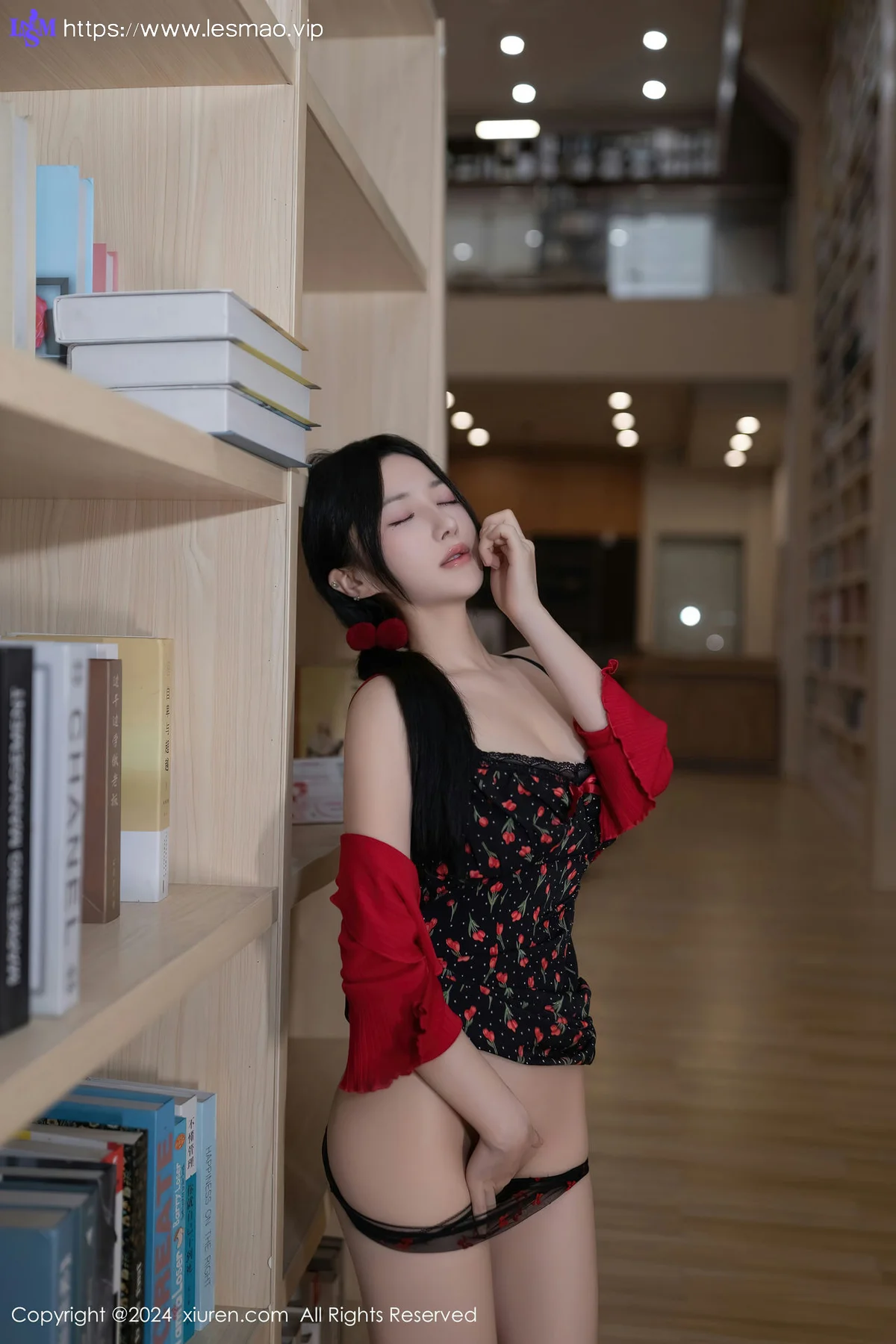 XiuRen 秀人 No.8596 鱼子酱Fish 图书馆场景拍摄性感写真1 - 17