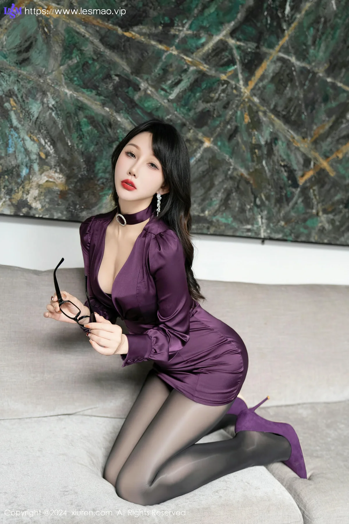XiuRen 秀人 No.8610 波巧酱 反差婊职业套装性感写真 - 27