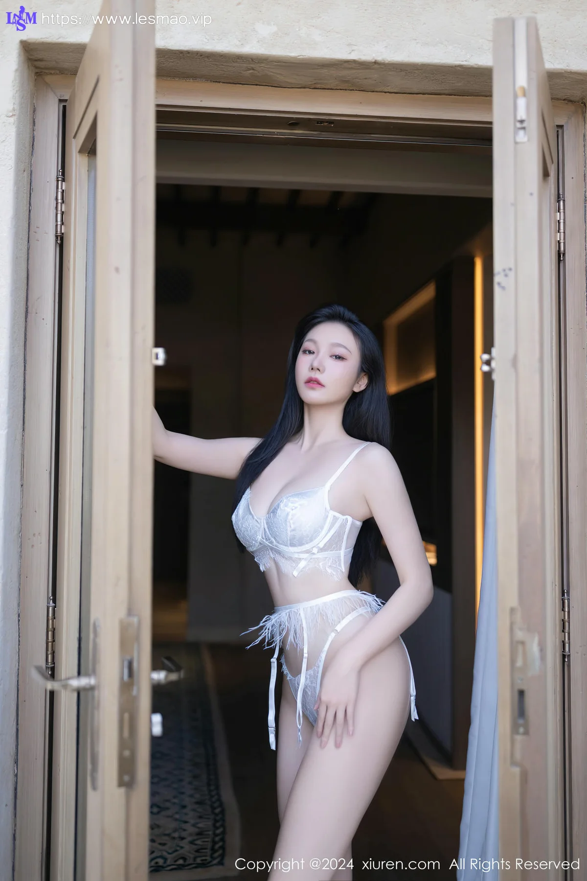 XiuRen 秀人 No.8612 安然anran 白色蕾丝内衣性感写真33 - 18