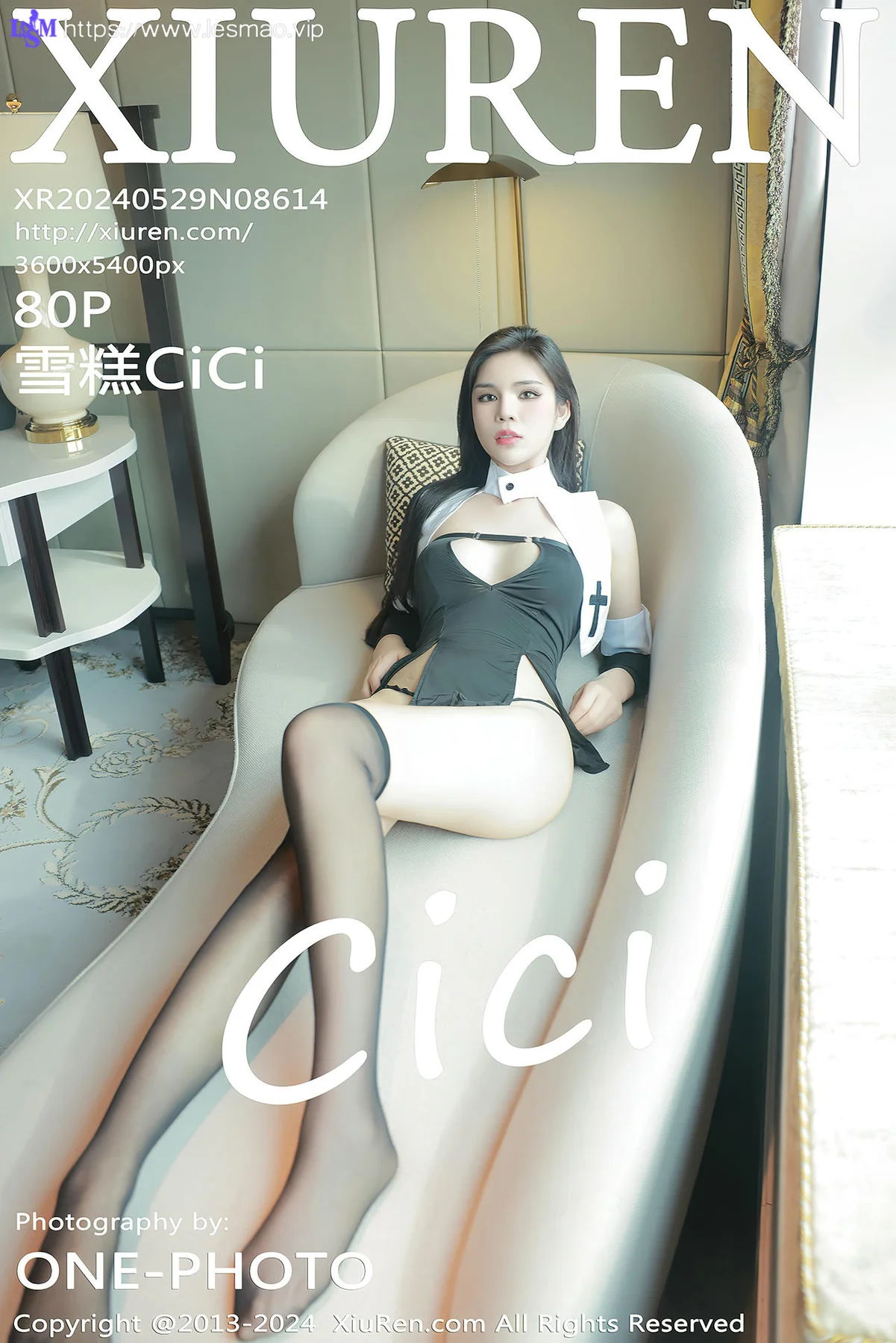 XiuRen 秀人 No.8614 雪糕CiCi 修女服饰性感写真 - 81
