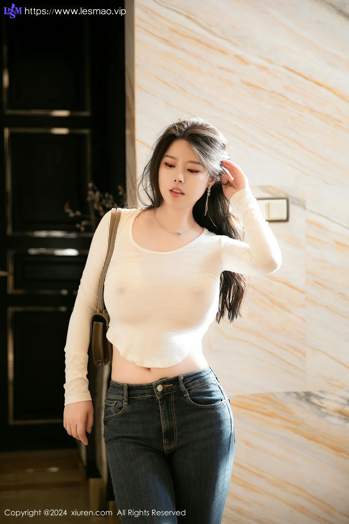 XiuRen 秀人 No.8618 白茹雪 蓝色牛仔裤性感写真1 - 14