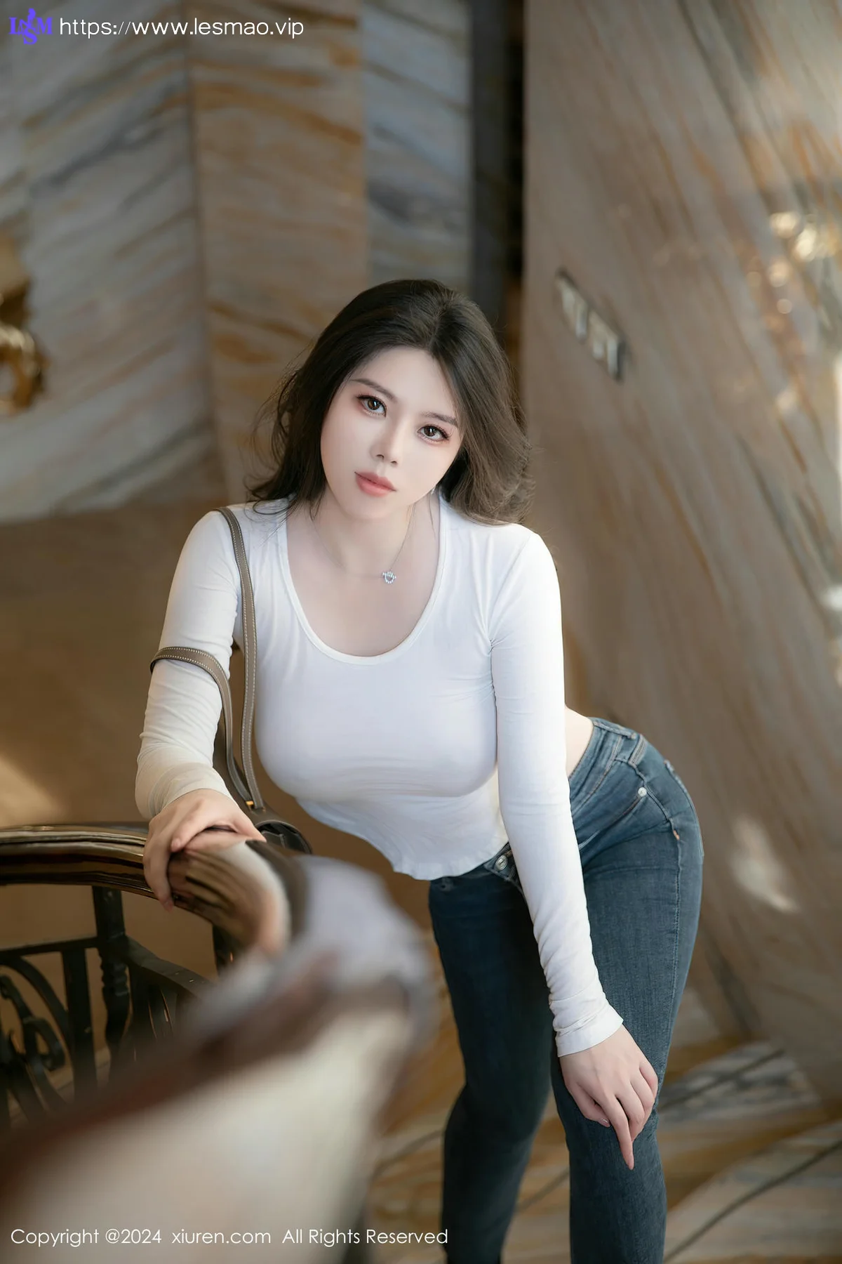 XiuRen 秀人 No.8618 白茹雪 蓝色牛仔裤性感写真1 - 18