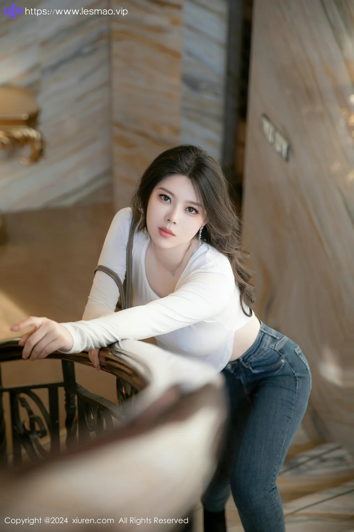 XiuRen 秀人 No.8618 白茹雪 蓝色牛仔裤性感写真1 - 19