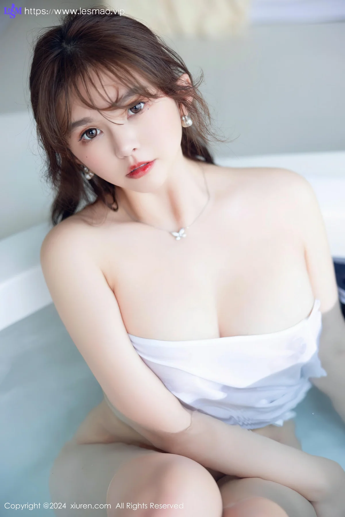 XiuRen 秀人 No.8624 张思允Nice 白色水手服饰性感写真 - 73