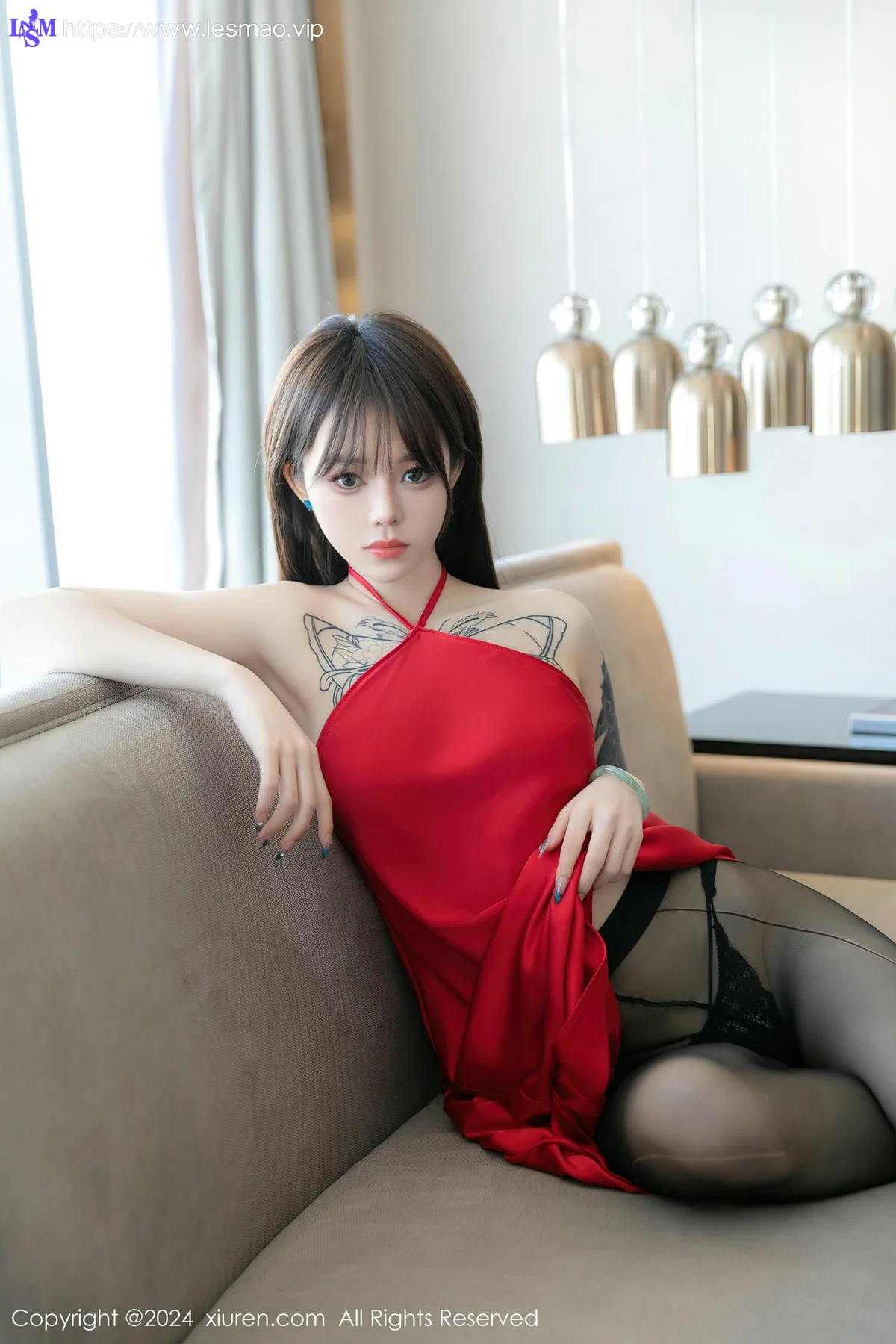 XiuRen 秀人 No.8630 奶瓶. 黑丝性感写真1 - 21
