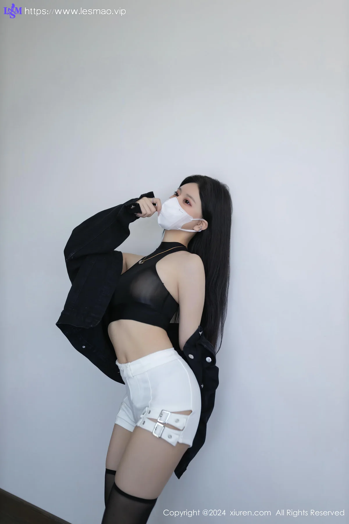 XiuRen 秀人 No.8636 幼幼 黑色轻透内衣性感写真3 - 13