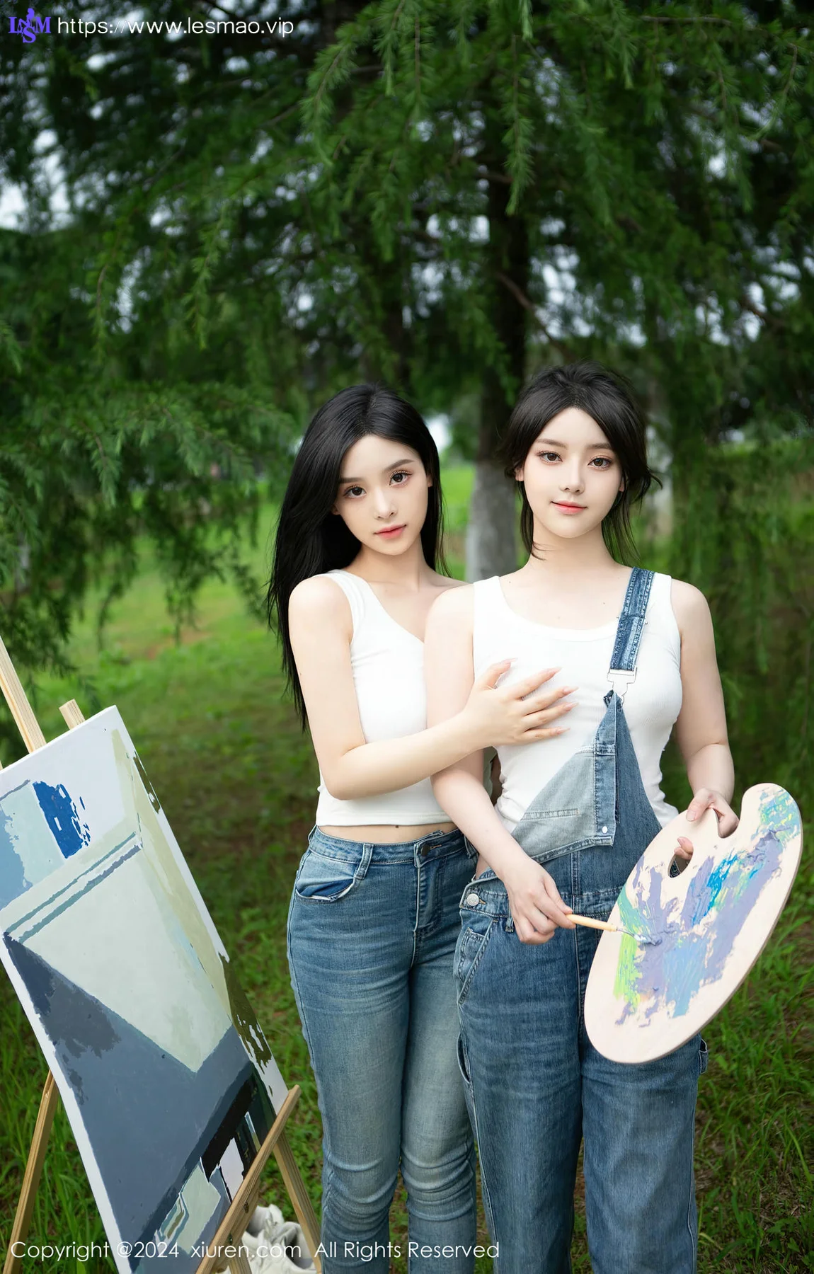 XiuRen 秀人 No.8638 豆瓣酱模特合集写真山中作画场景 - 14