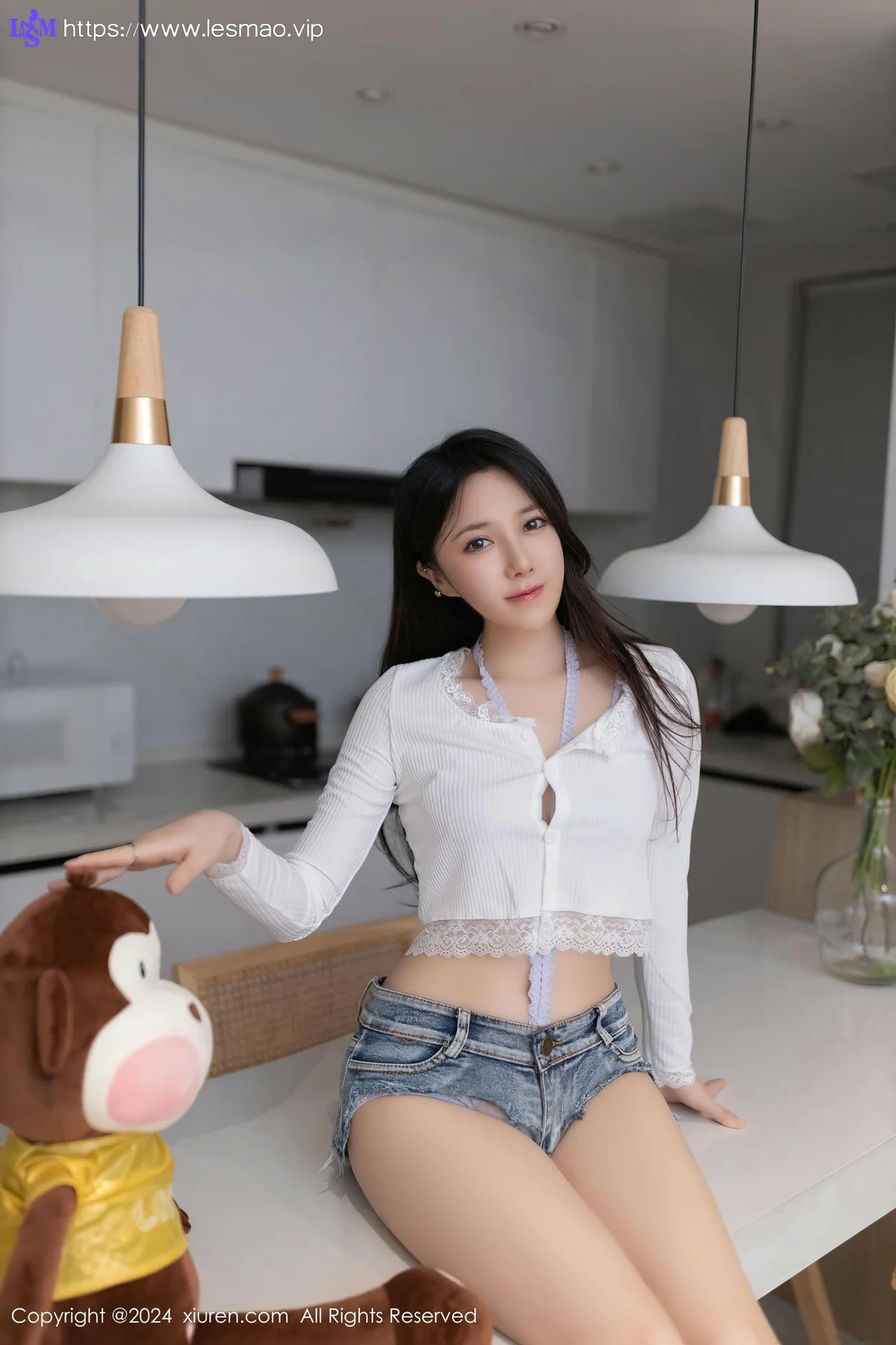XiuRen 秀人 No.8639 鱼子酱Fish 香蕉小猴主题拍摄性感写真11 - 11