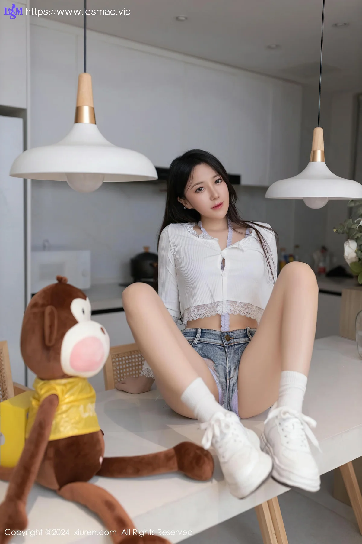 XiuRen 秀人 No.8639 鱼子酱Fish 香蕉小猴主题拍摄性感写真11 - 13